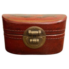 A Chinese Red Lacquer Lidded Box, Early 20th Century