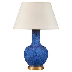 A Chinese Robin's Egg Blue Glazed Vase as a Lamp