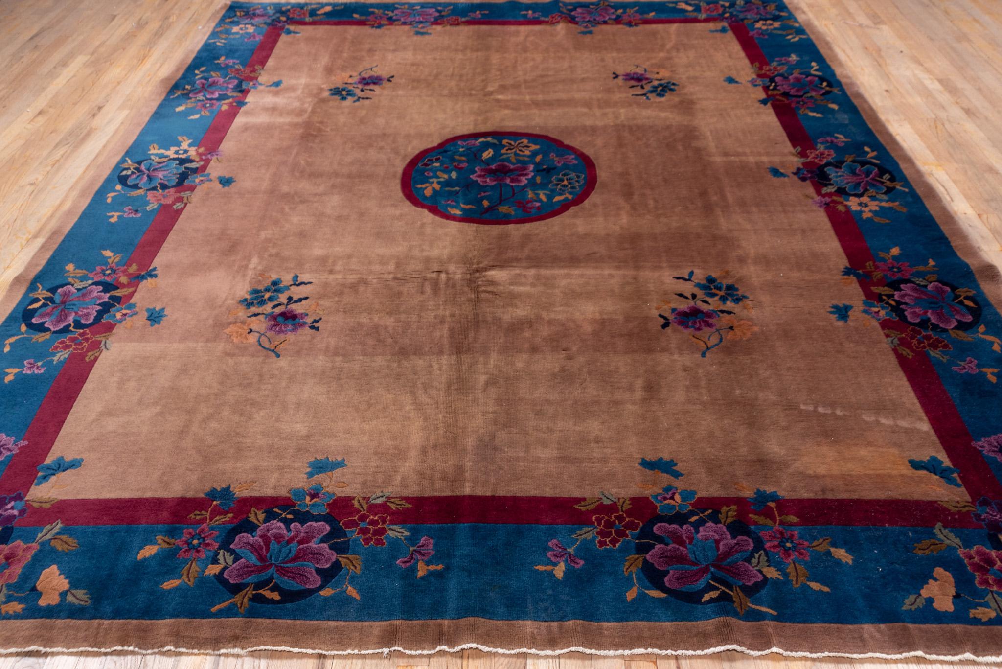 Hand-Knotted A Chinese Rug circa 1920. For Sale