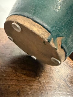 A Chinese Turquoise Glazed Pottery Jar, 19th Century