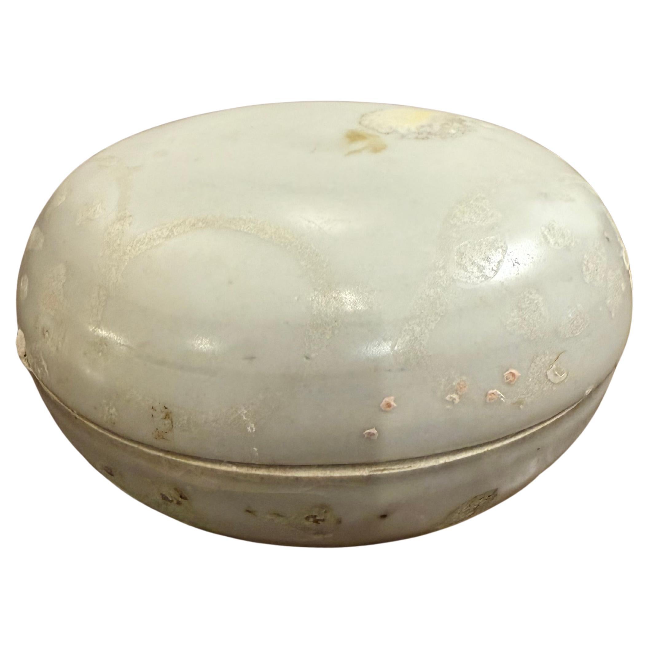 Récipient rond en porcelaine de Zhangzhou, 17e siècle