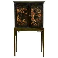 A Chinoiserie Cabinet on Stand, 19th Century