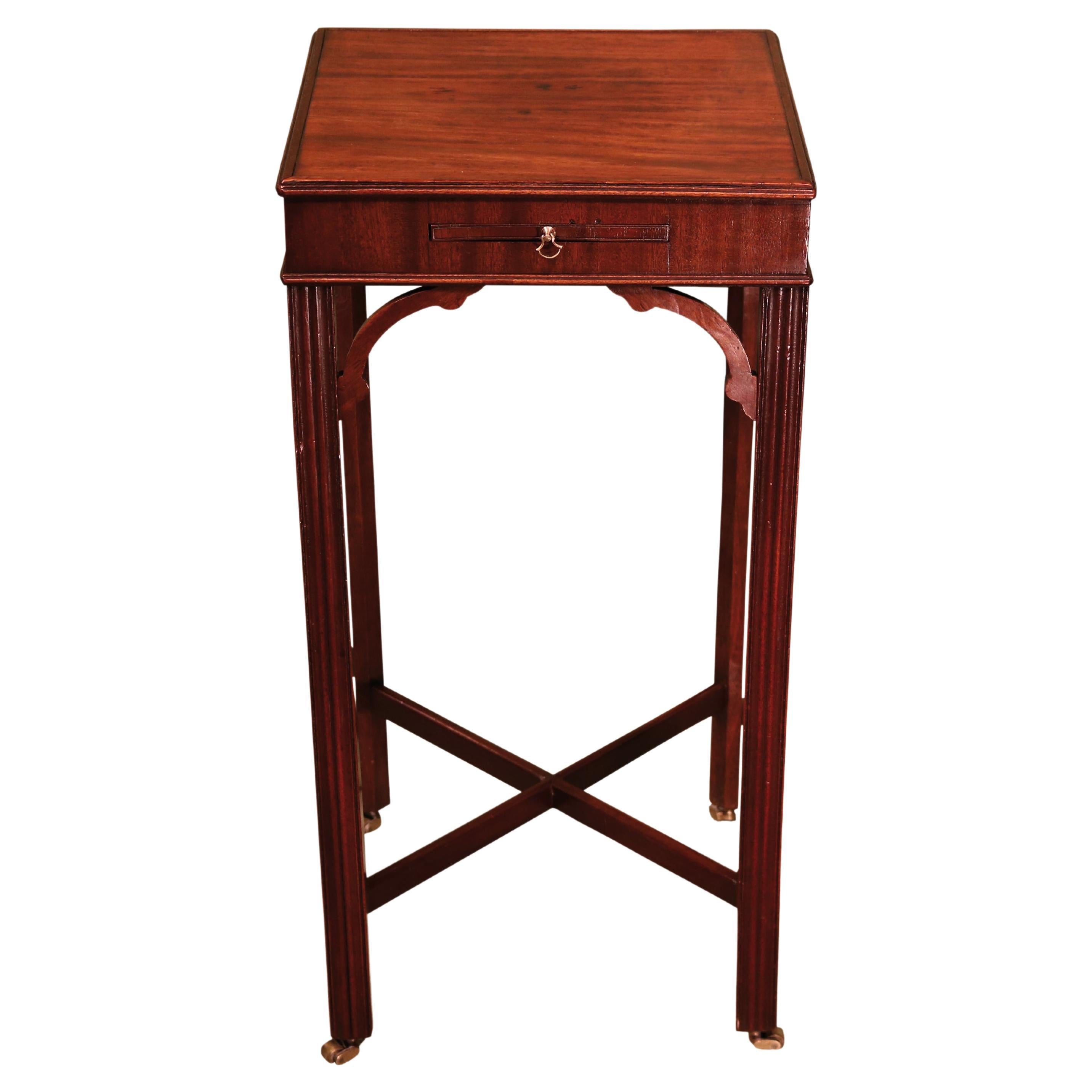 Chippendale Period Mahogany Kettle Stand