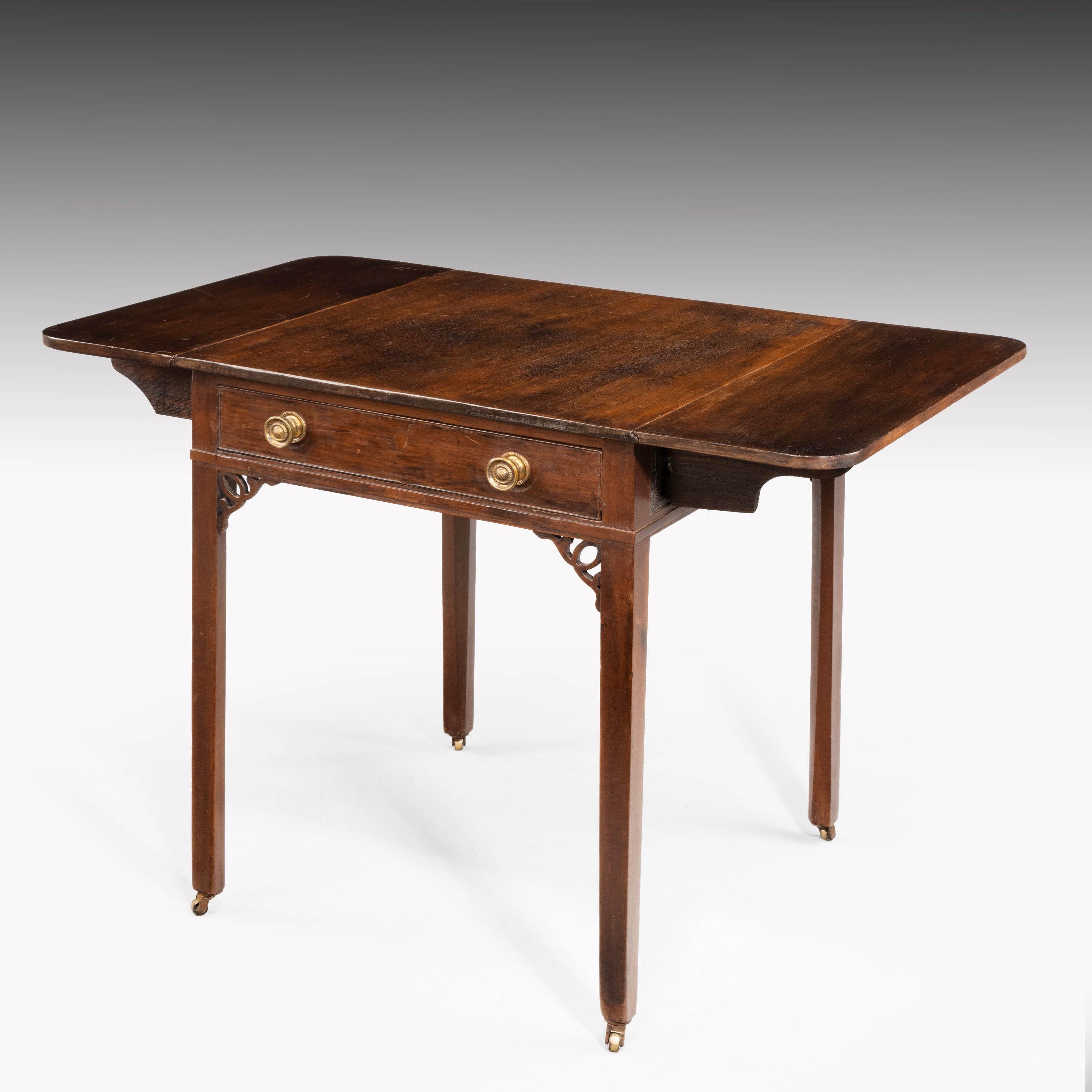 18th Century Chippendale Period Mahogany Pembroke Table
