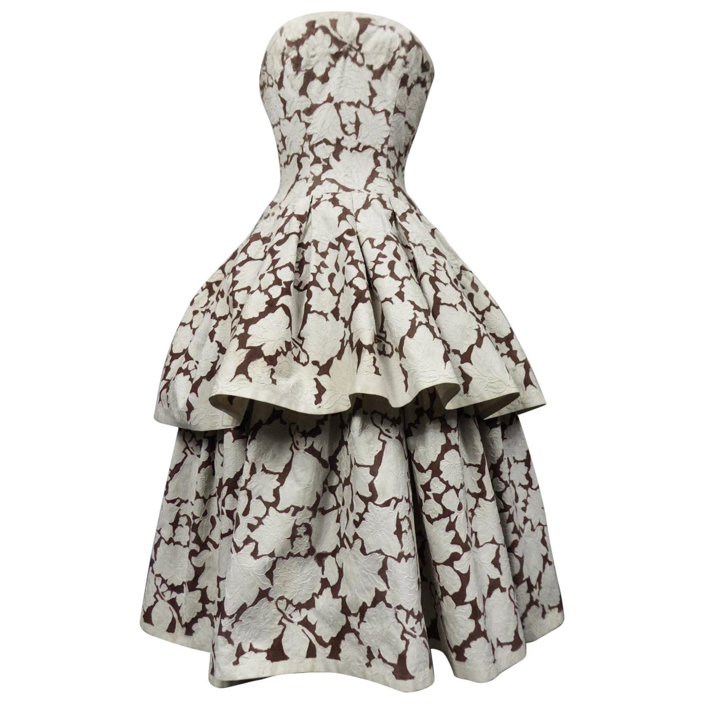 A Christian Dior Couture Ball-Gown Numbered 03683 Circa 1954/1957