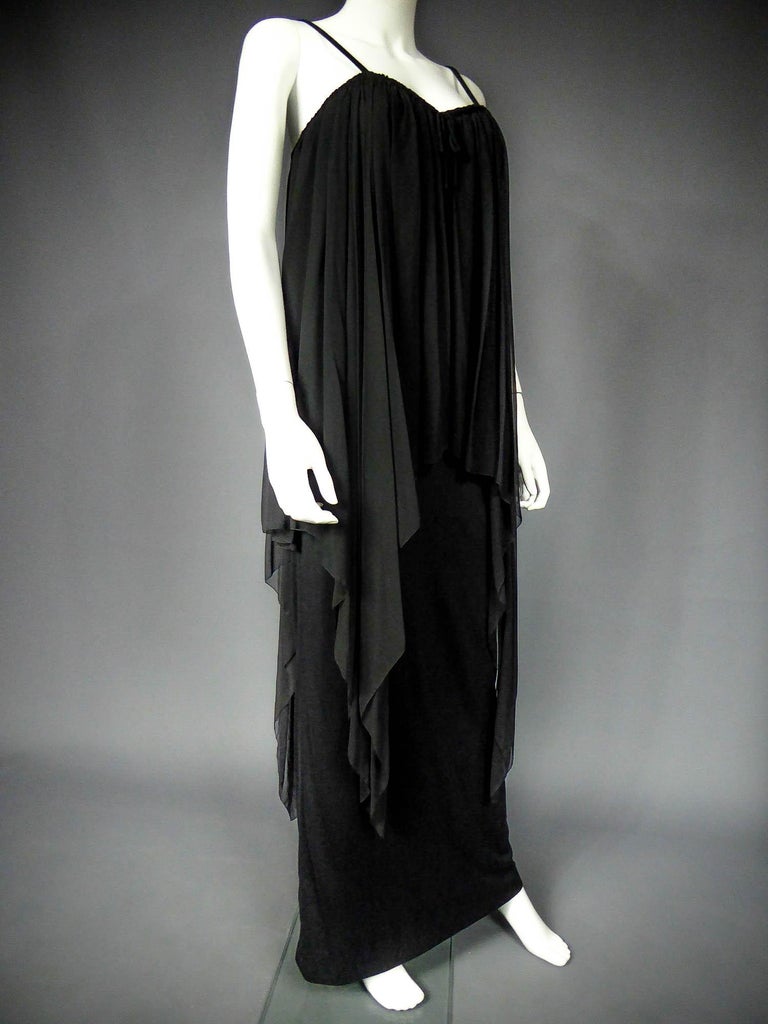 A Christian Dior Haute Couture Evening Dress by Marc Bohan Circa 1975 For Sale 9