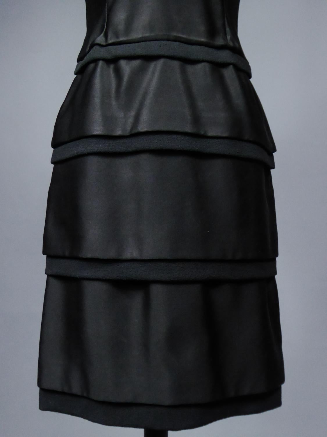 Women's A Christian Dior Haute Couture Little Black Dress by Marc Bohan Fall 1961