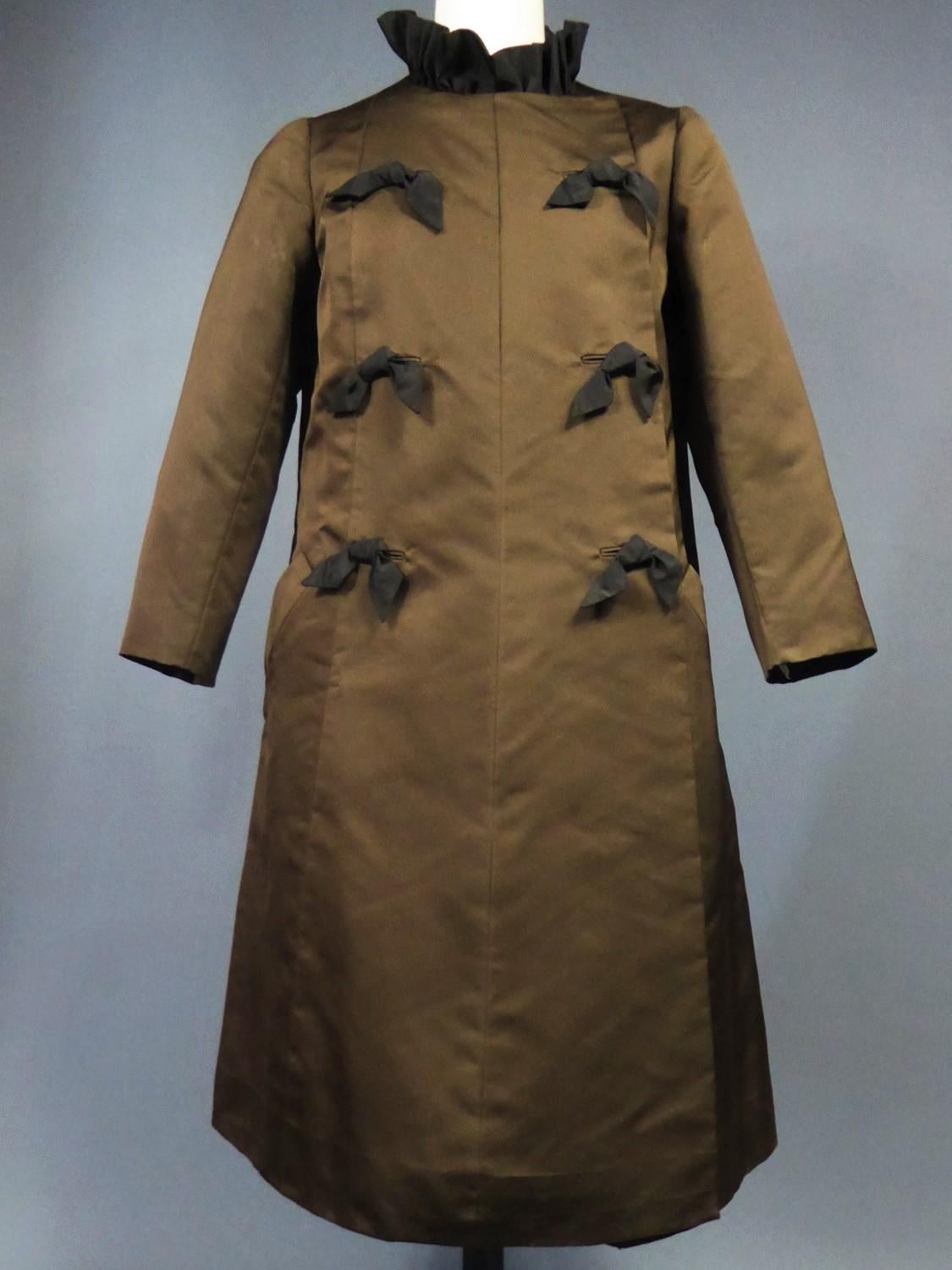 A Christian Dior / Marc Bohan Evening Coat Numbered 115674 - Fall 1962 3