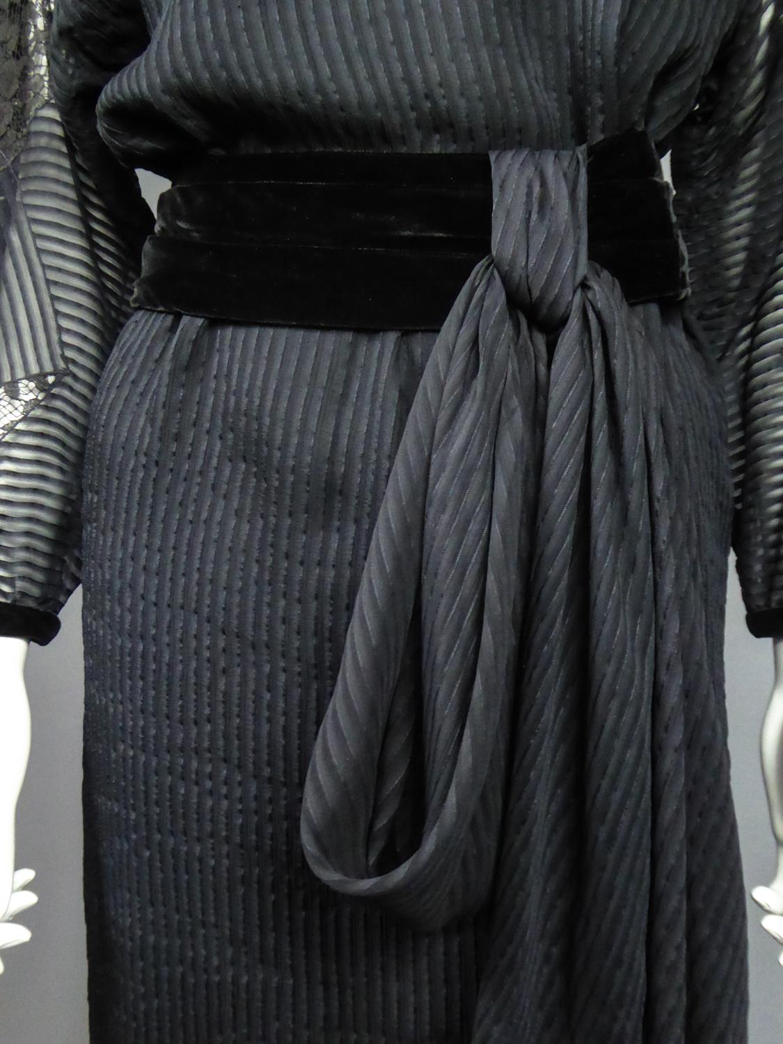 Ein Christian Dior-Marc Bohan Kleines Schwarzes Kleid mit der Nummer 15843 Frühjahr/Sommer 1982 im Angebot 14