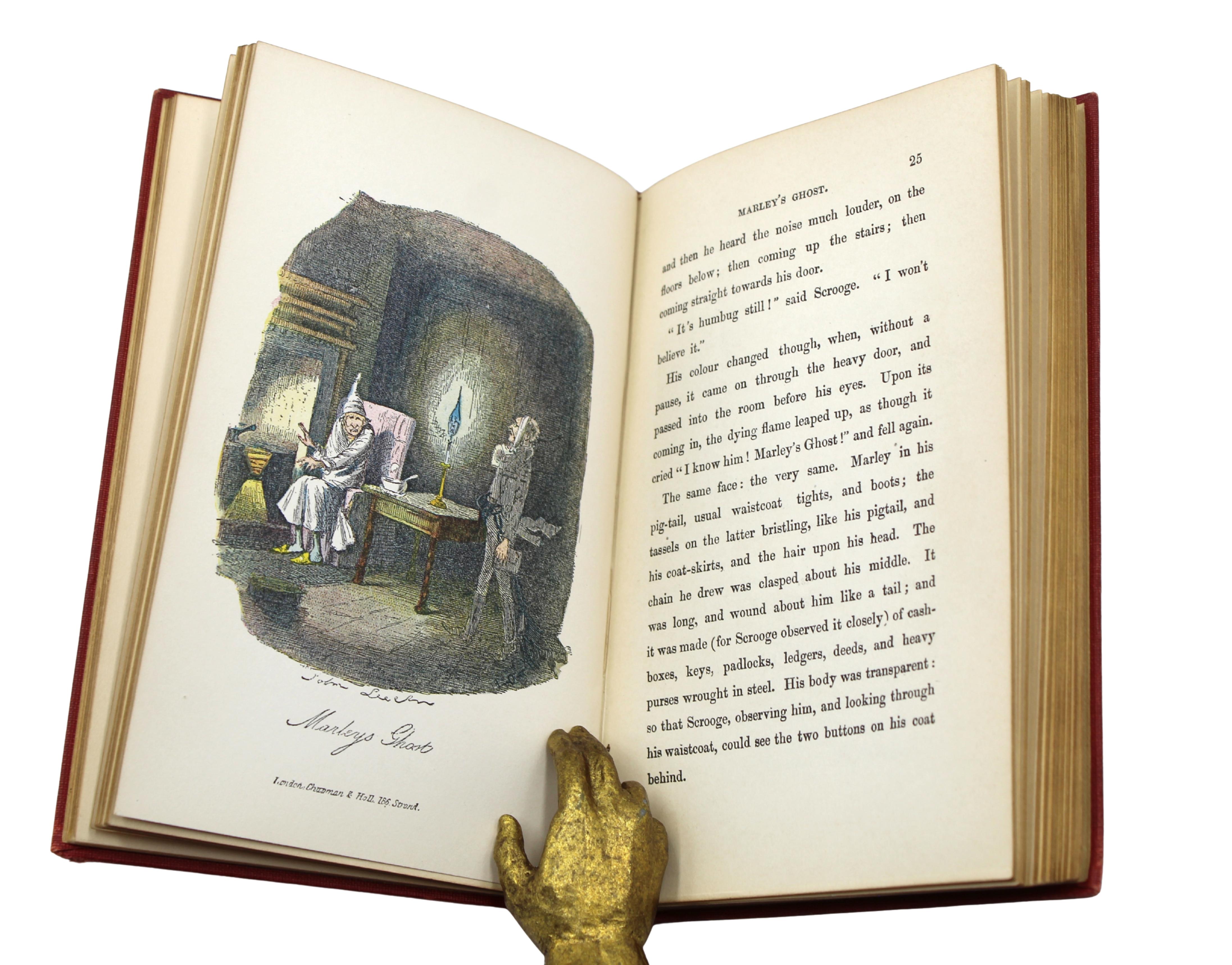 A Christmas Carol by Charles Dickens, Illustrated, Facsimile First Edition, 1914 For Sale 5