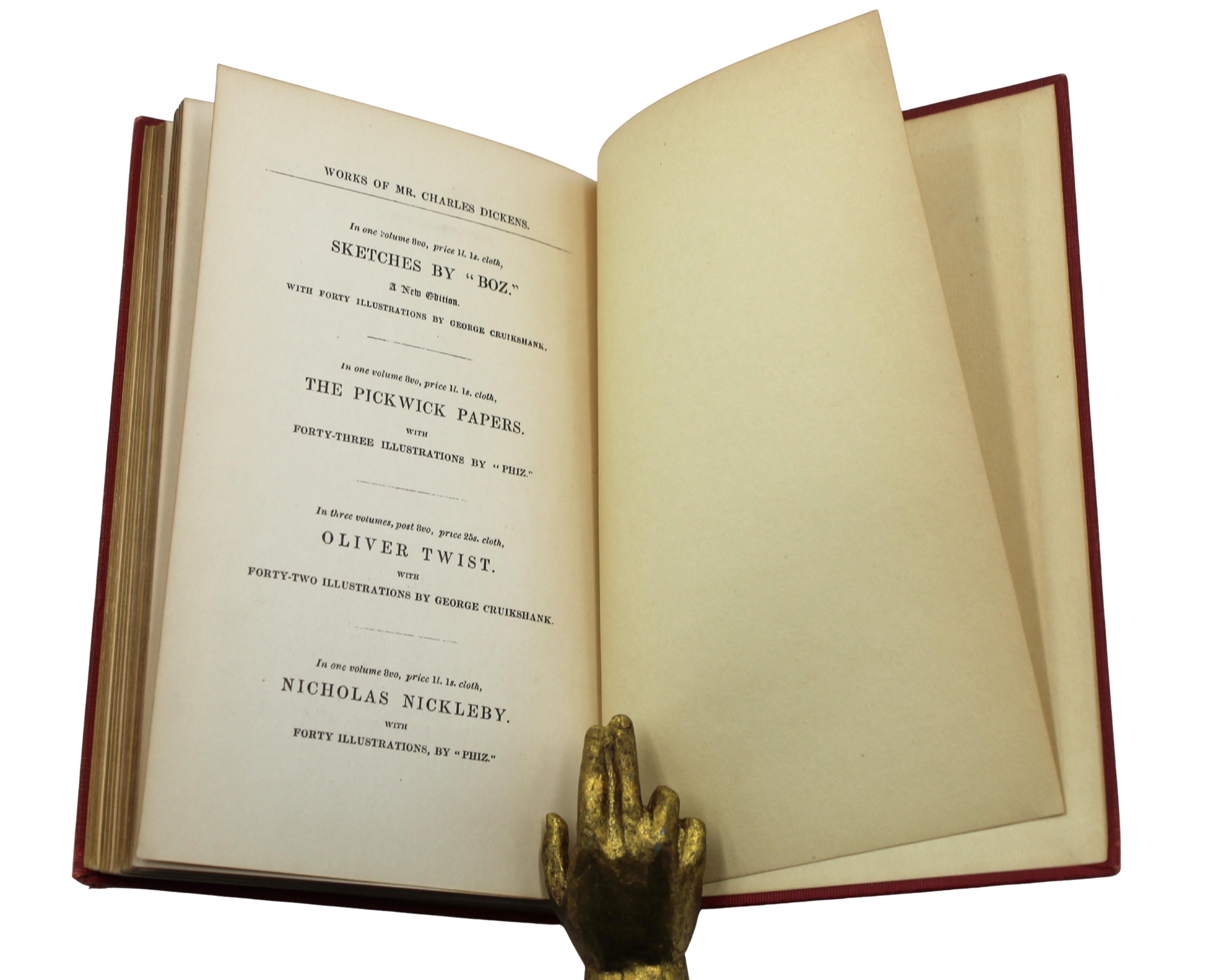 A Christmas Carol by Charles Dickens, Illustrated, Facsimile First Edition, 1914 For Sale 8