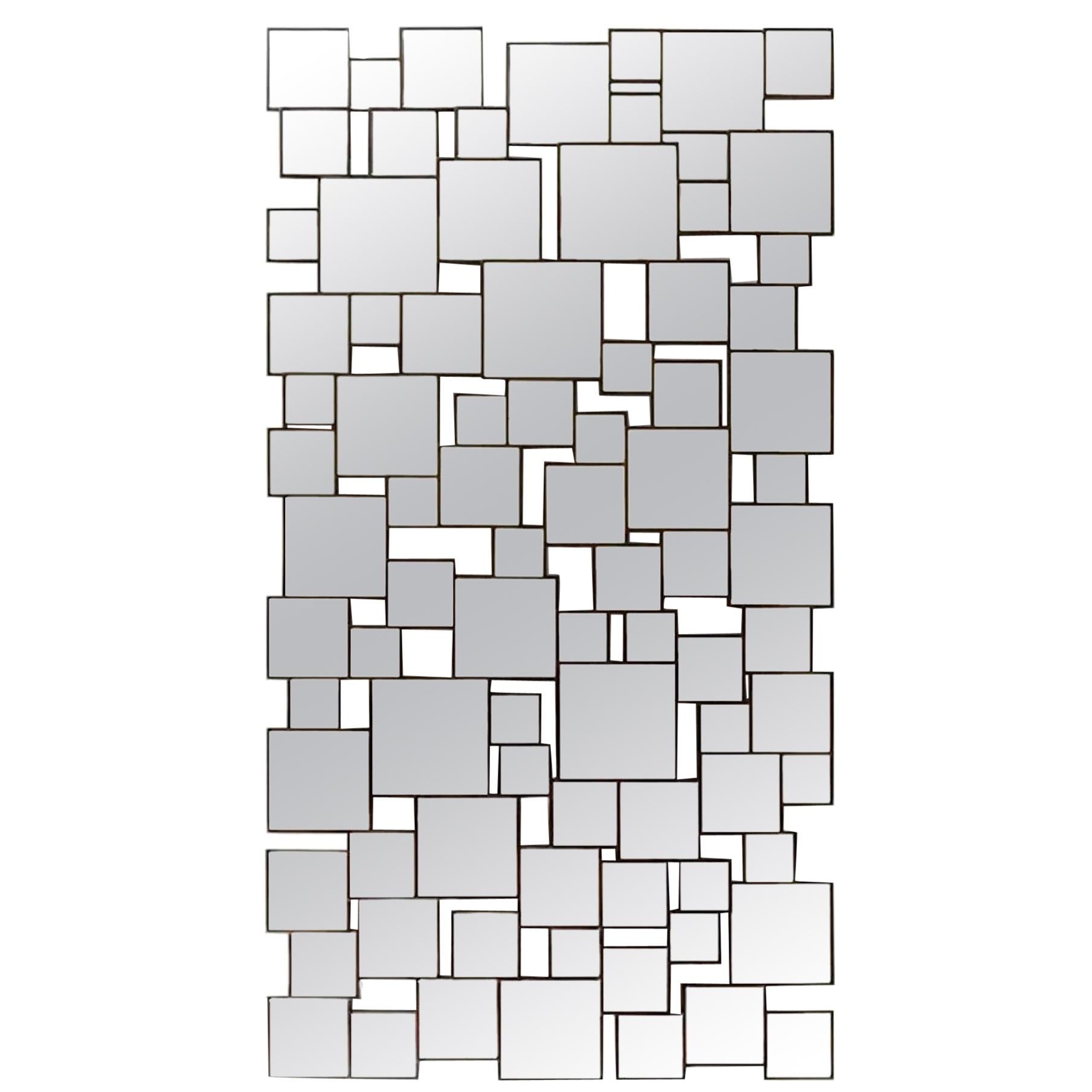 Christopher Guy "Carree" Wall Mirror, Great Form and Scale, Brutalist Style