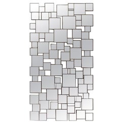 Christopher Guy "Carree" Wall Mirror, Great Form and Scale, Brutalist Style