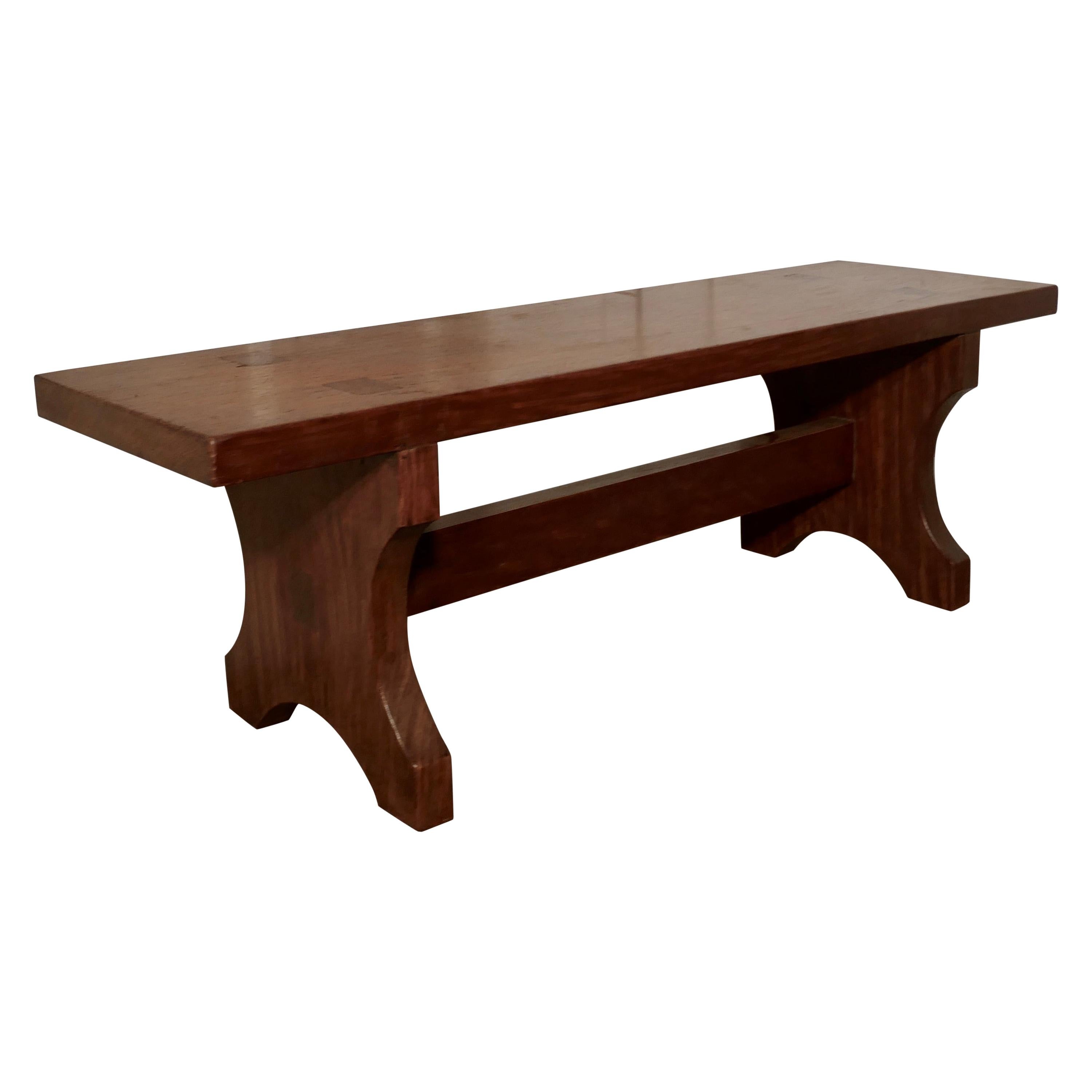 French Walnut Farmhouse Coffee Table at 1stDibs