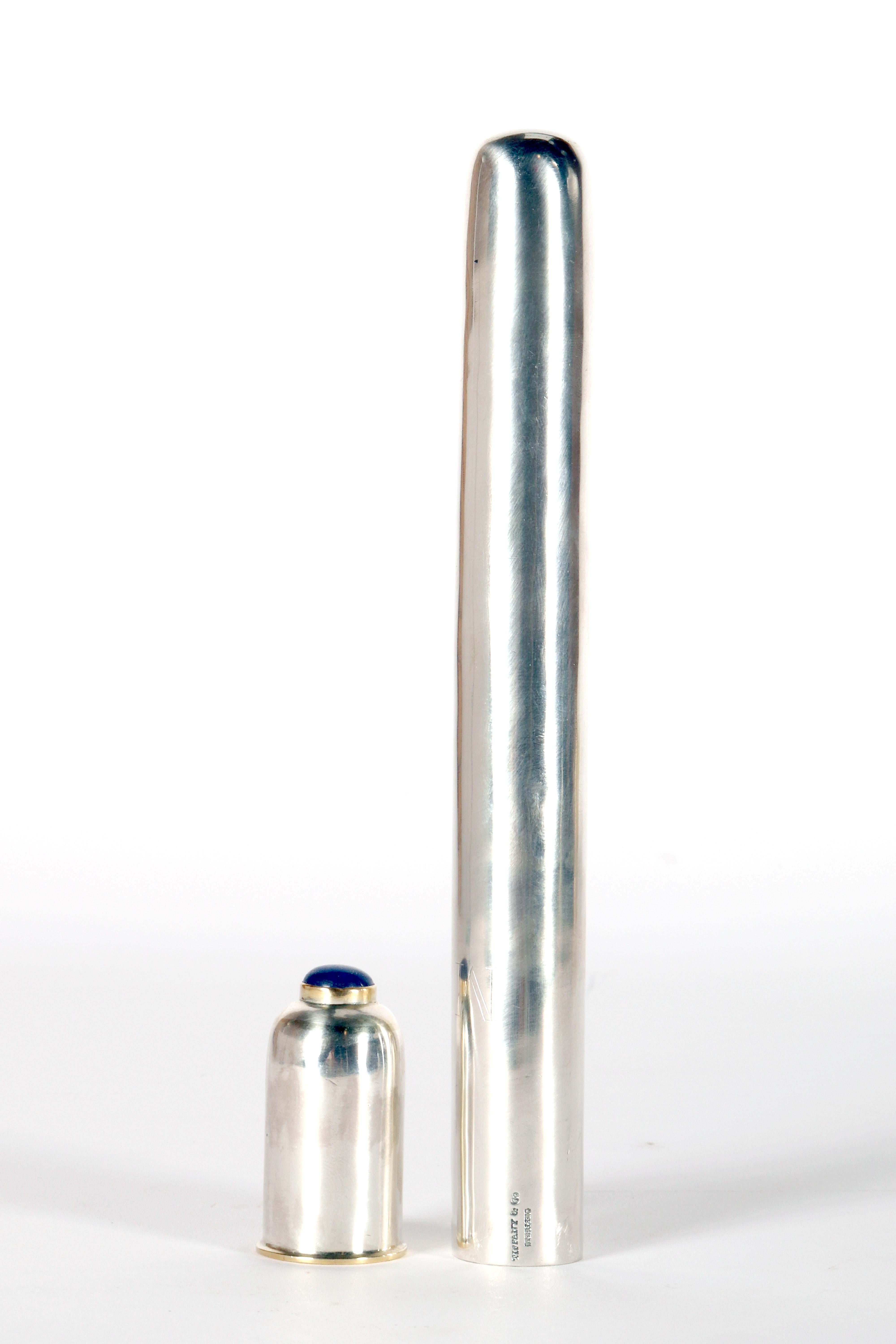 American A cigar holder, silver sterling 925/1000, signed Tiffany, United States 1930. For Sale