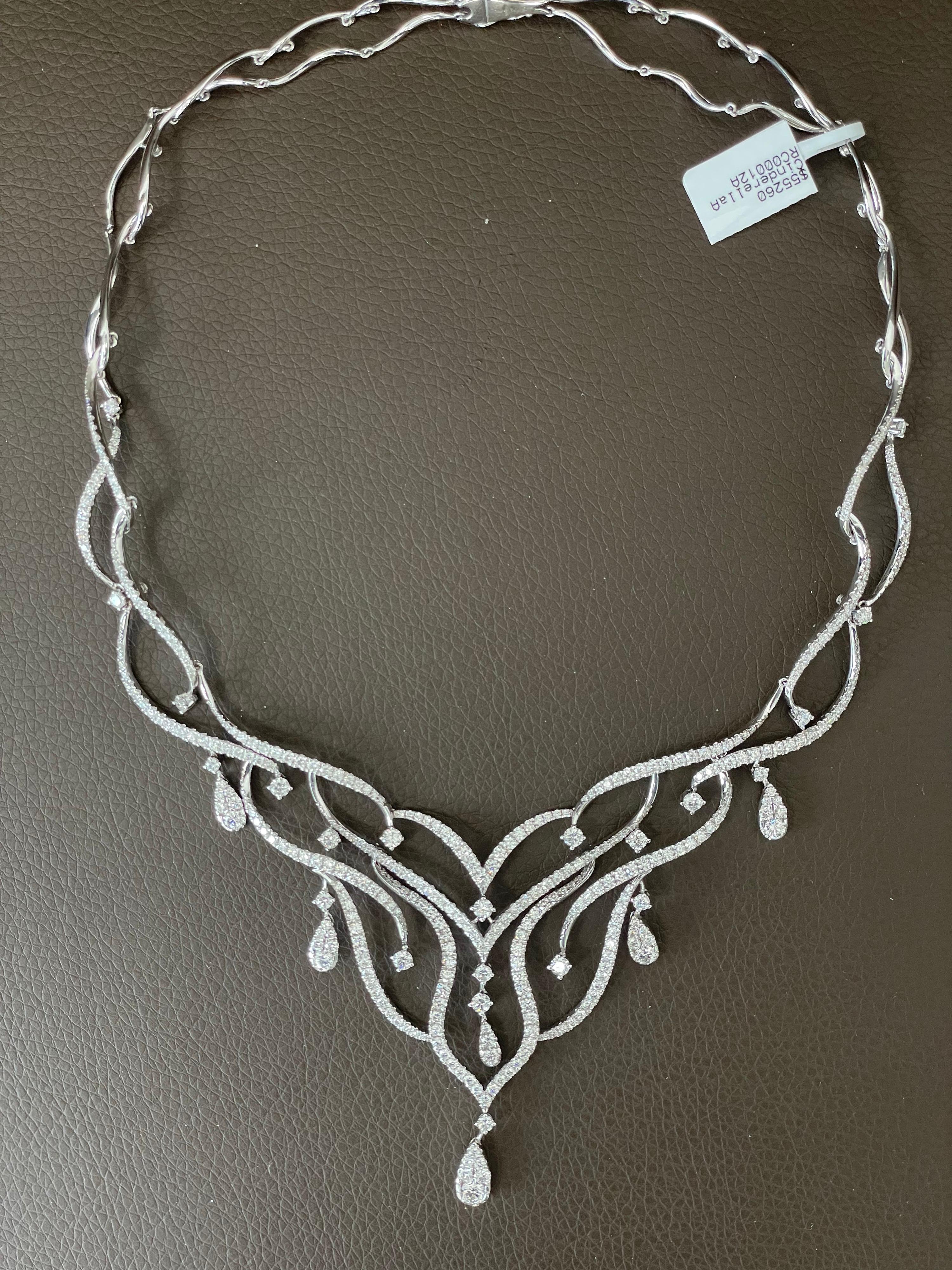 Women's or Men's Cindarella’s Diamond Necklace