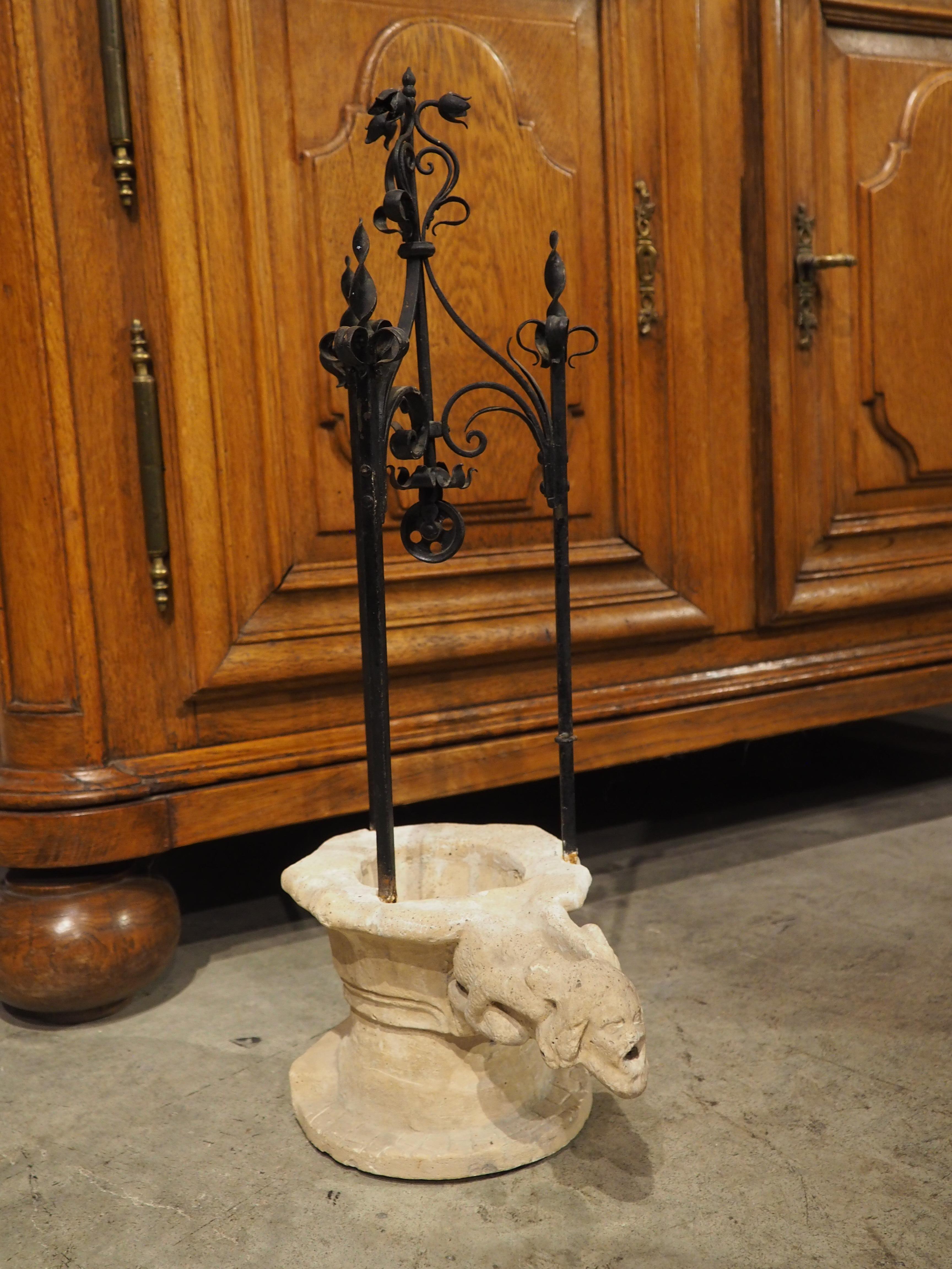 A Circa 1900 Cast Replica Model of the François Sauvage Well Head, Cluny, Paris im Angebot 2