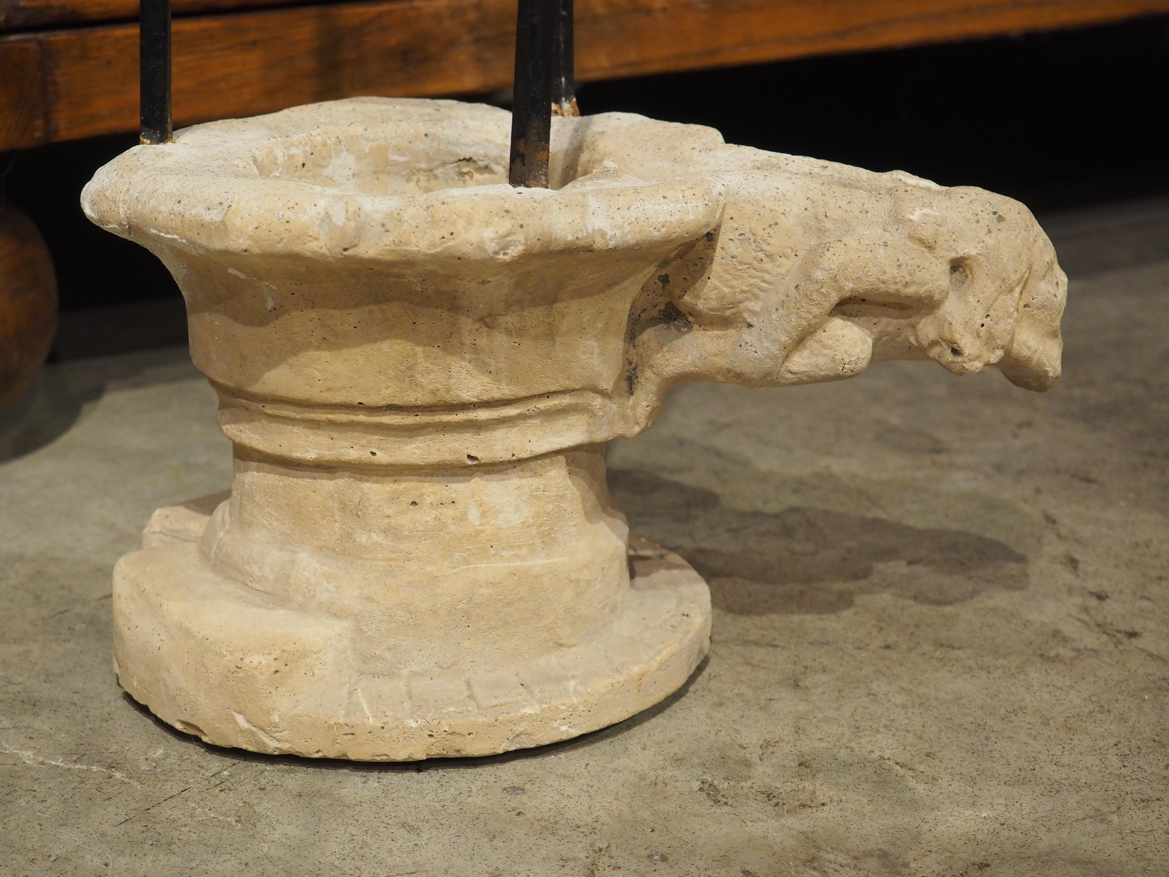 A Circa 1900 Cast Replica Model of the François Sauvage Well Head, Cluny, Paris im Angebot 5