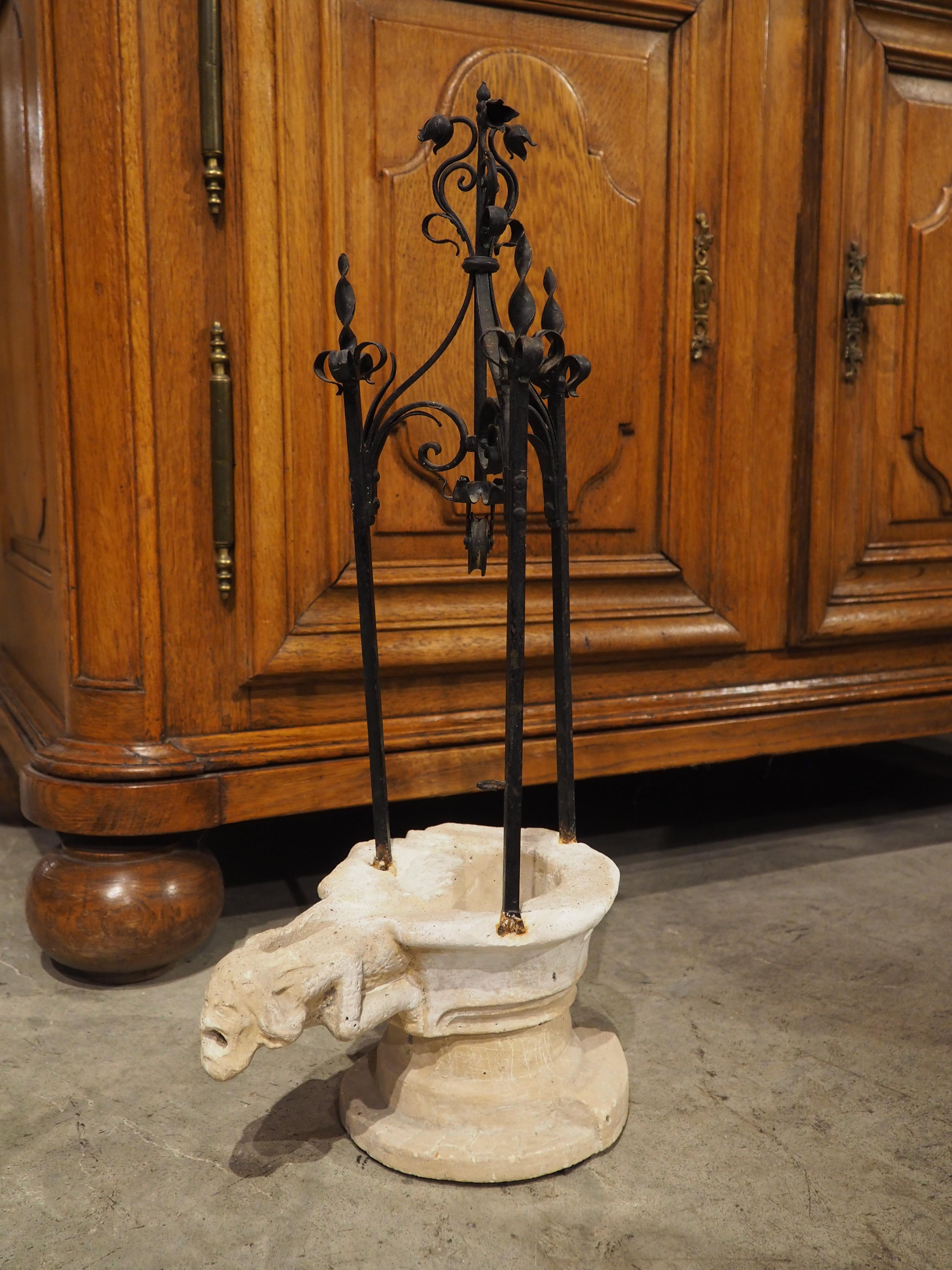 A Circa 1900 Cast Replica Model of the François Sauvage Well Head, Cluny, Paris im Angebot 8