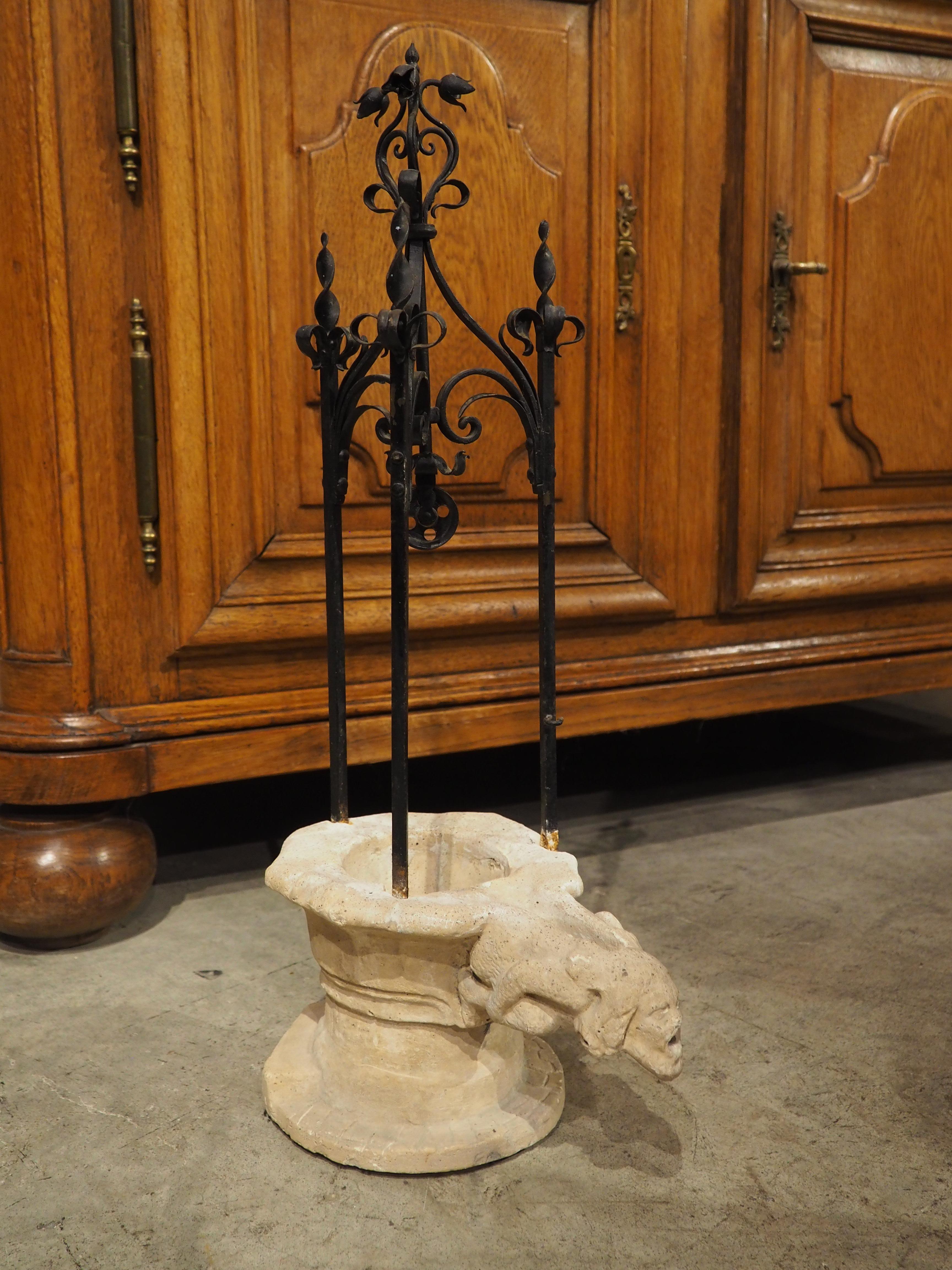 A Circa 1900 Cast Replica Model of the François Sauvage Well Head, Cluny, Paris im Angebot 9