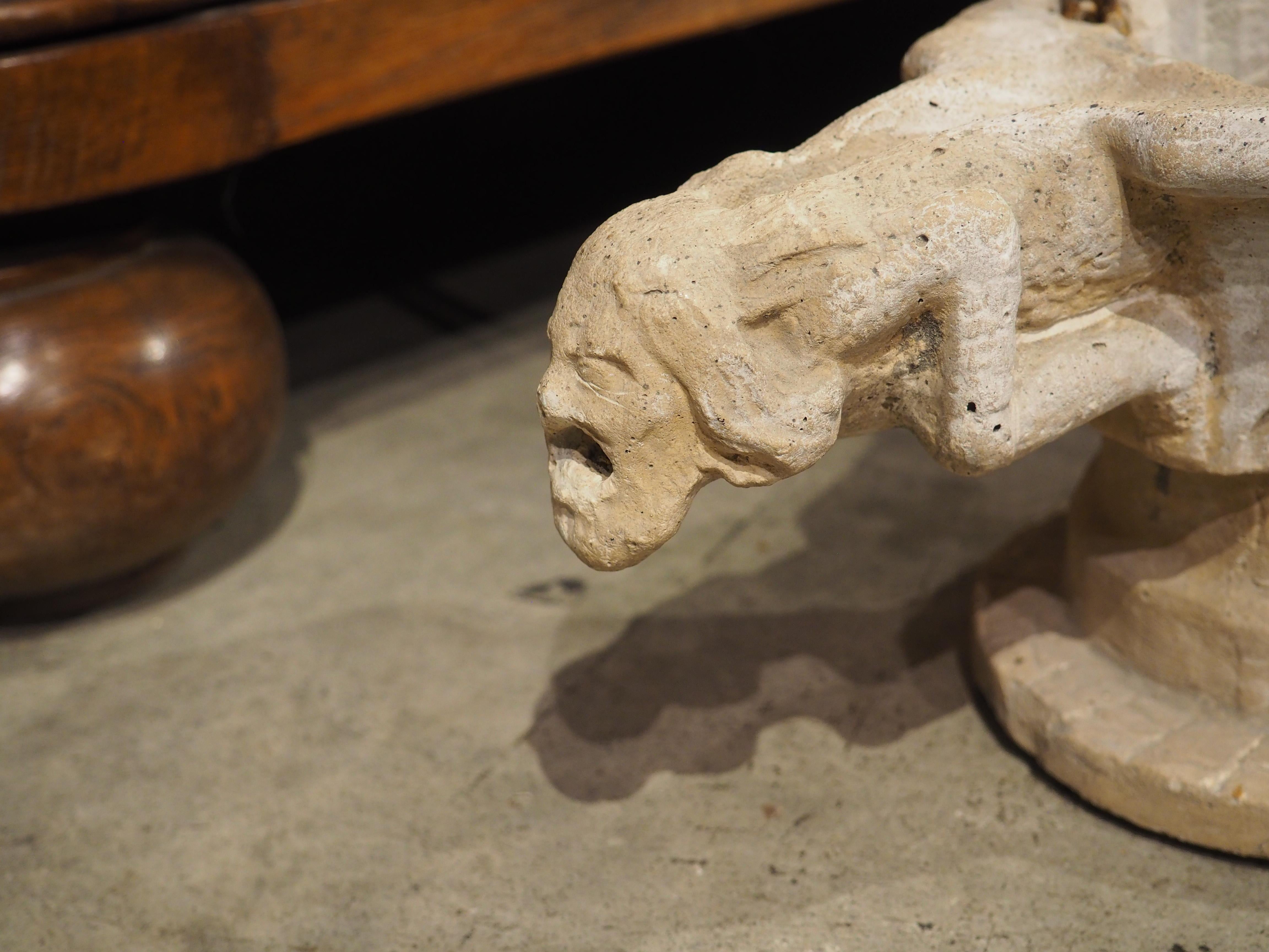 A Circa 1900 Cast Replica Model of the François Sauvage Well Head, Cluny, Paris (Mittelalterlich) im Angebot