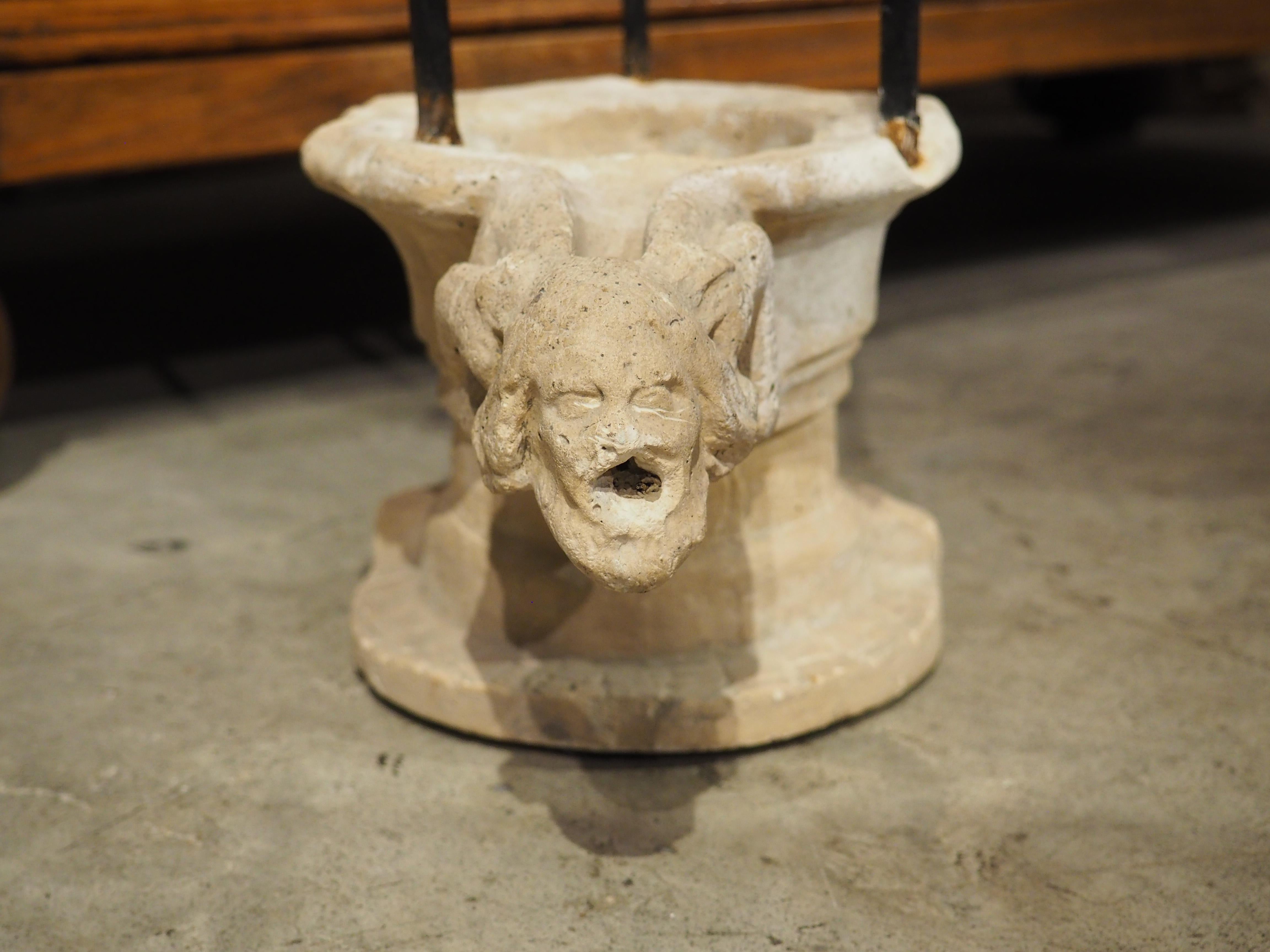A Circa 1900 Cast Replica Model of the François Sauvage Well Head, Cluny, Paris (Metall) im Angebot