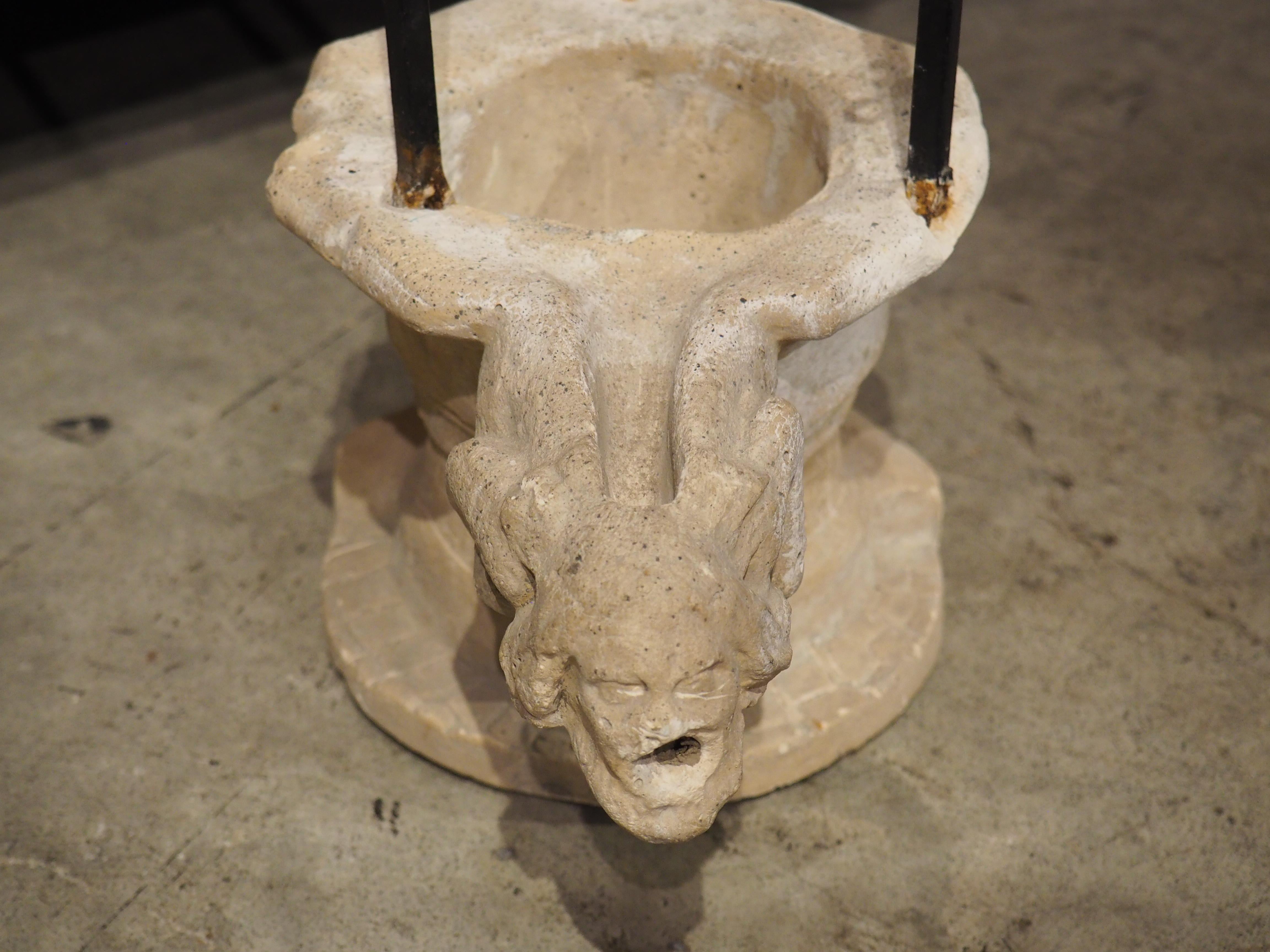 A Circa 1900 Cast Replica Model of the François Sauvage Well Head, Cluny, Paris im Angebot 1