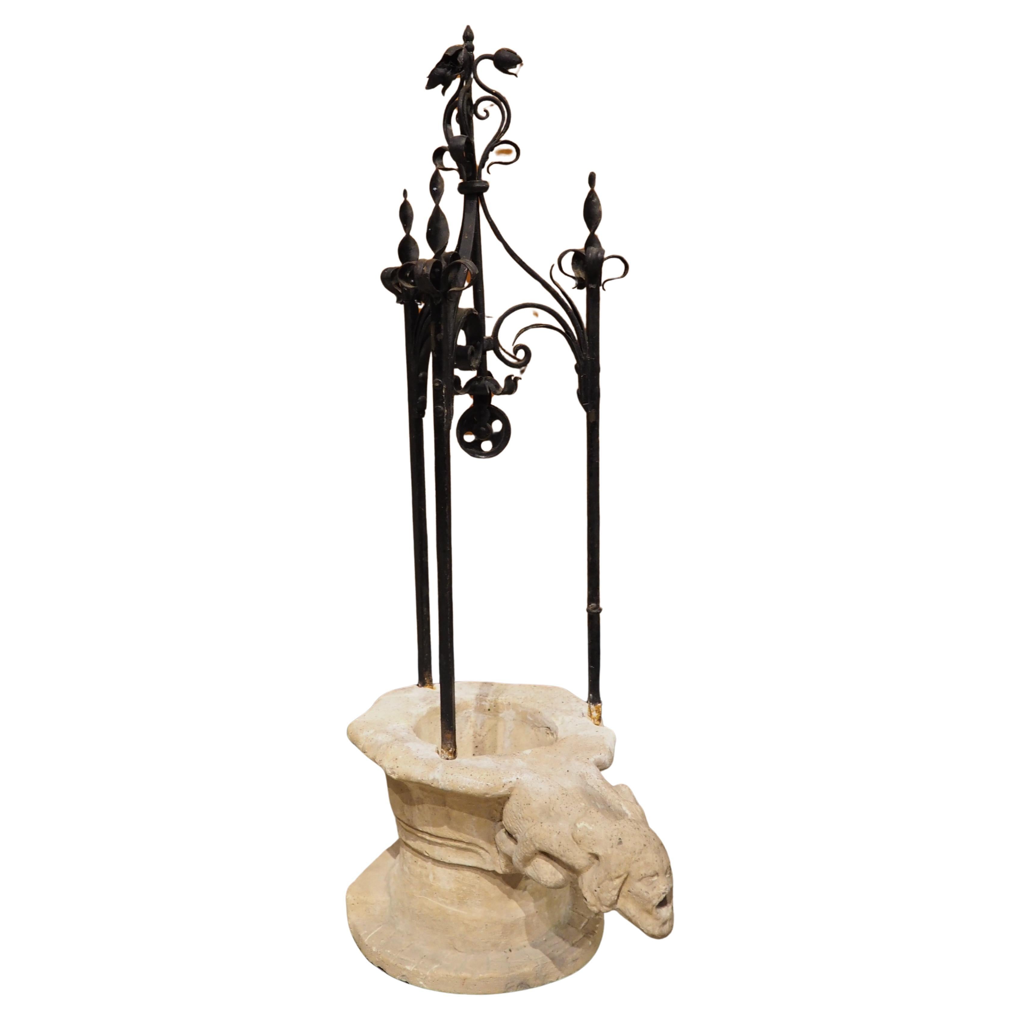 A Circa 1900 Cast Replica Model of the François Sauvage Well Head, Cluny, Paris