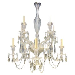 1900’s French Baccarat Crystal Chandelier with 10 Lights