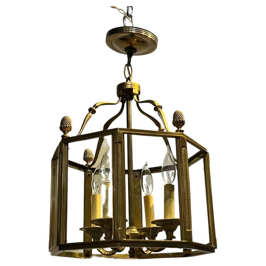 1930's French Empire Style Lantern For Sale