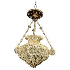 1930's French Bagues Small Light Fixture 