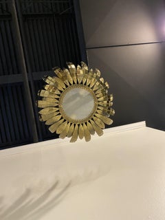 Empotrable de metal dorado francés de los años 30