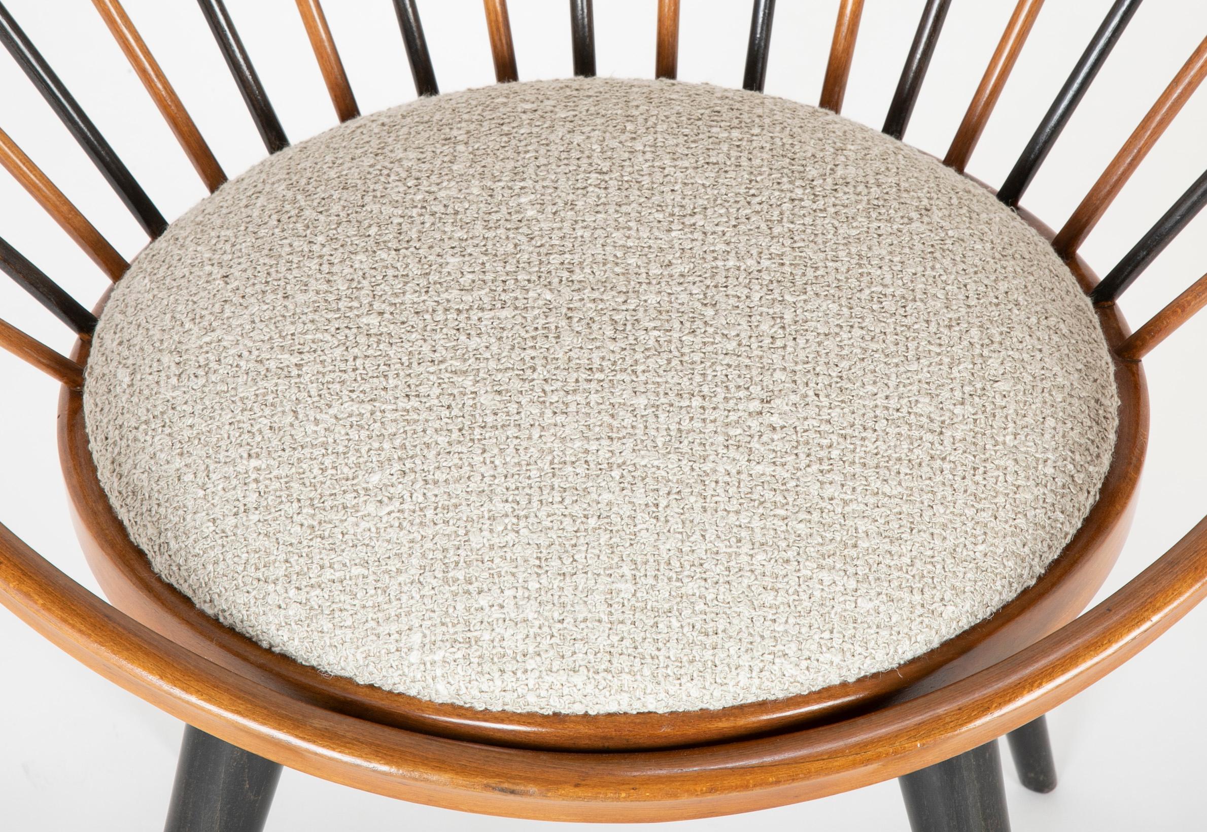 Swedish Circle Chair Designed by Yngve Ekstrom For Sale