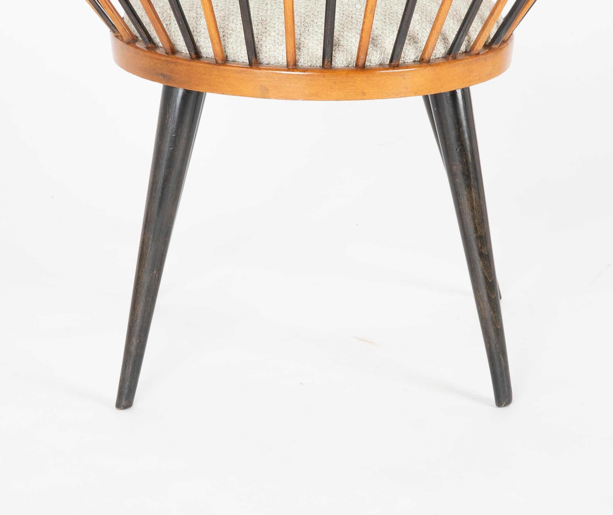 Circle Chair Designed by Yngve Ekstrom For Sale 1