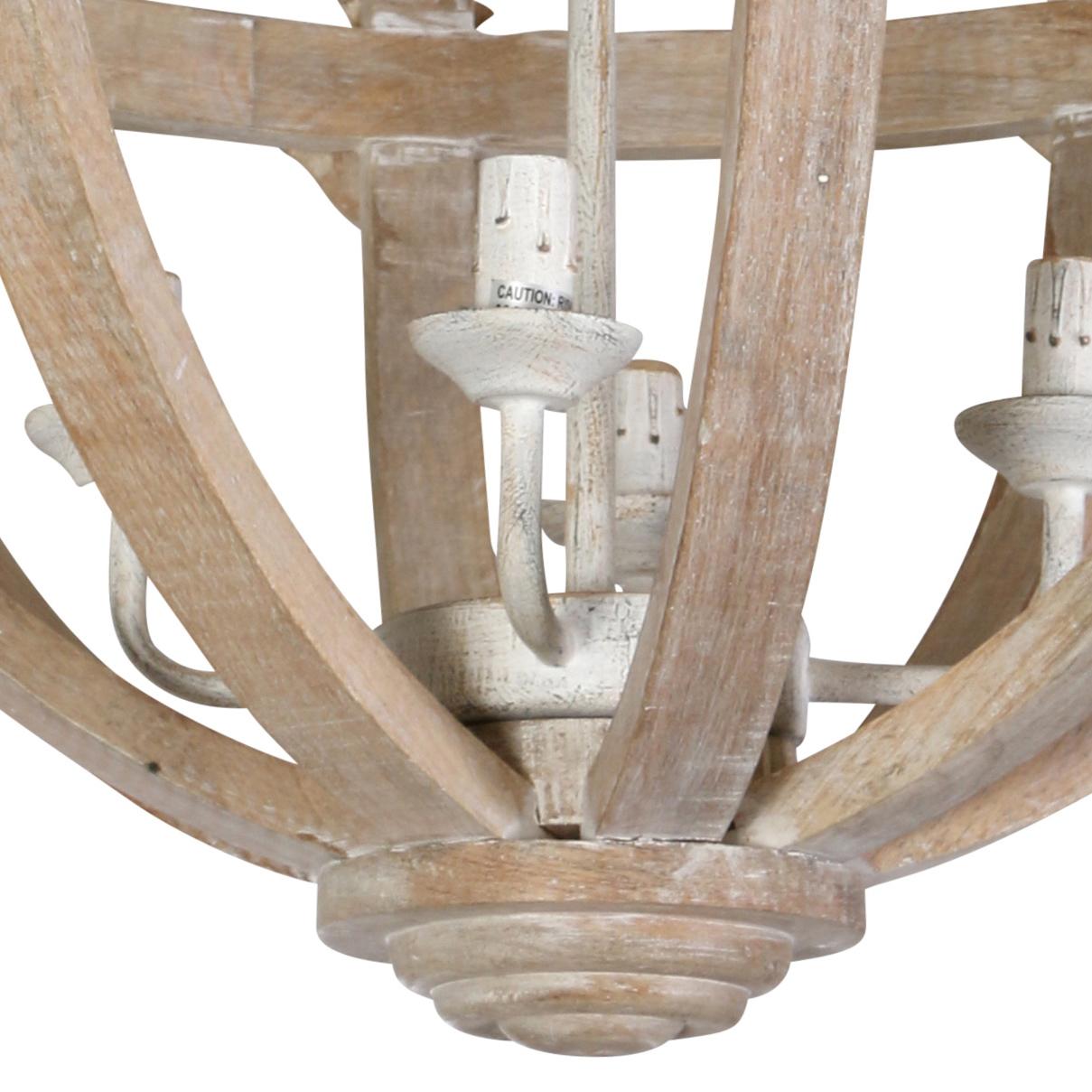 A Circular Four-Light Chandelier In Good Condition For Sale In New York, NY