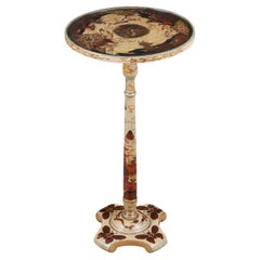 A Circular Japanese Lacquer Table