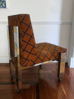 Cityscape Chair on Castors by Paul Evans for Directional
