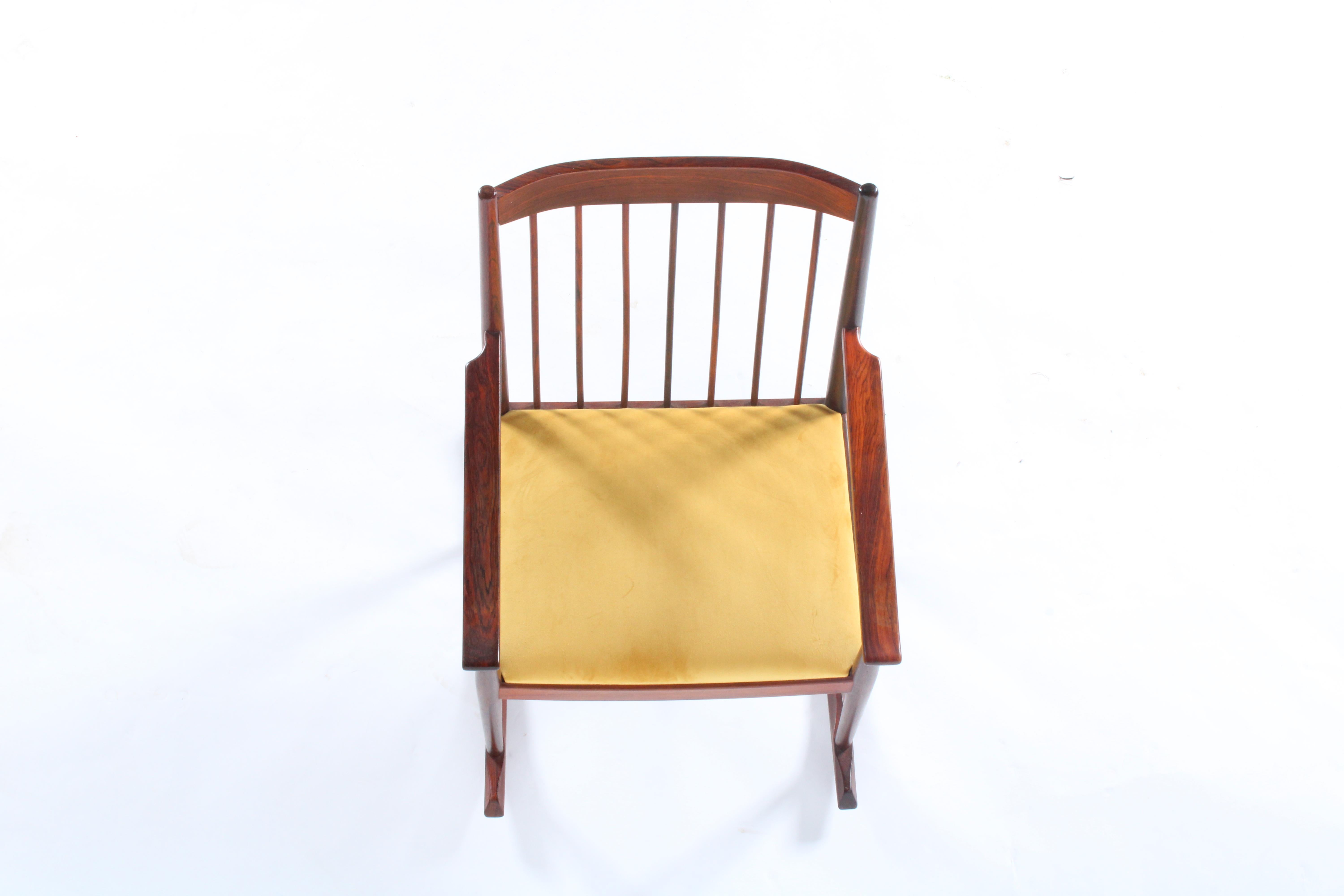 Classic Danish Rocking Chair by Arne Vodder for Sibast For Sale 6
