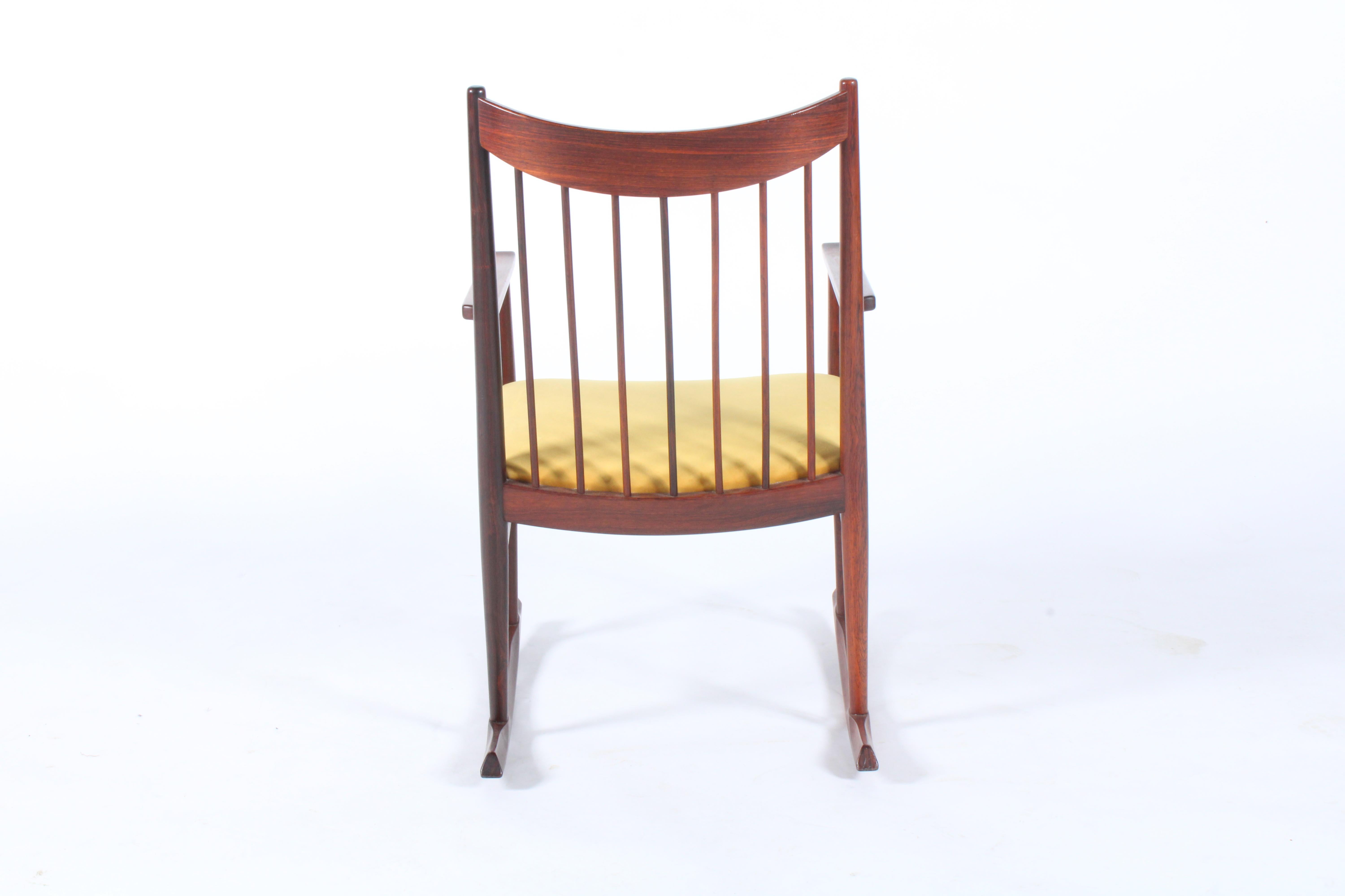 Classic Danish Rocking Chair by Arne Vodder for Sibast For Sale 3