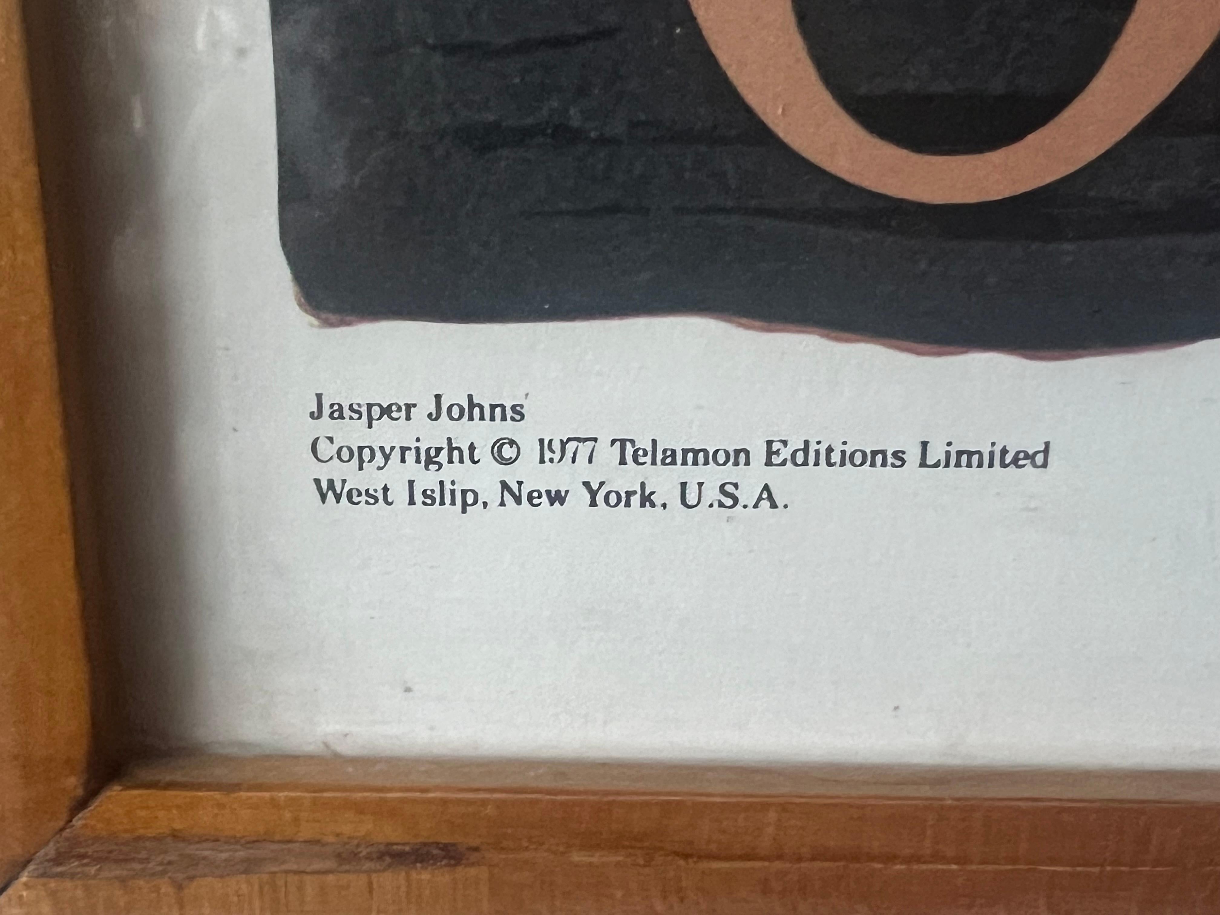 Paper A Classic Jasper Johns Savarin Paint Poster 1977 Whitney Museum For Sale