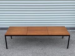 A Classic Knoll Coffee Table Or Bench With Angle Iron Frame Ca' 1960's
