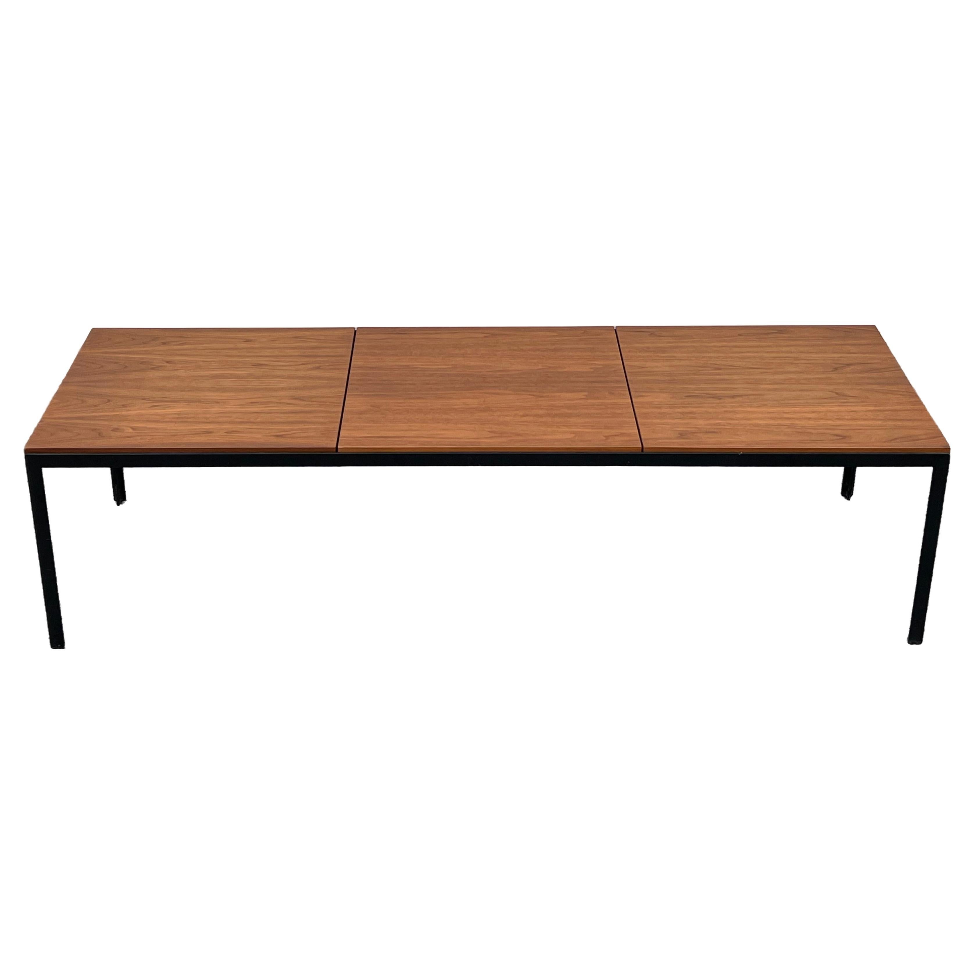 A Classic Knoll Coffee Table Or Bench With Angle Iron Frame Ca' 1960's