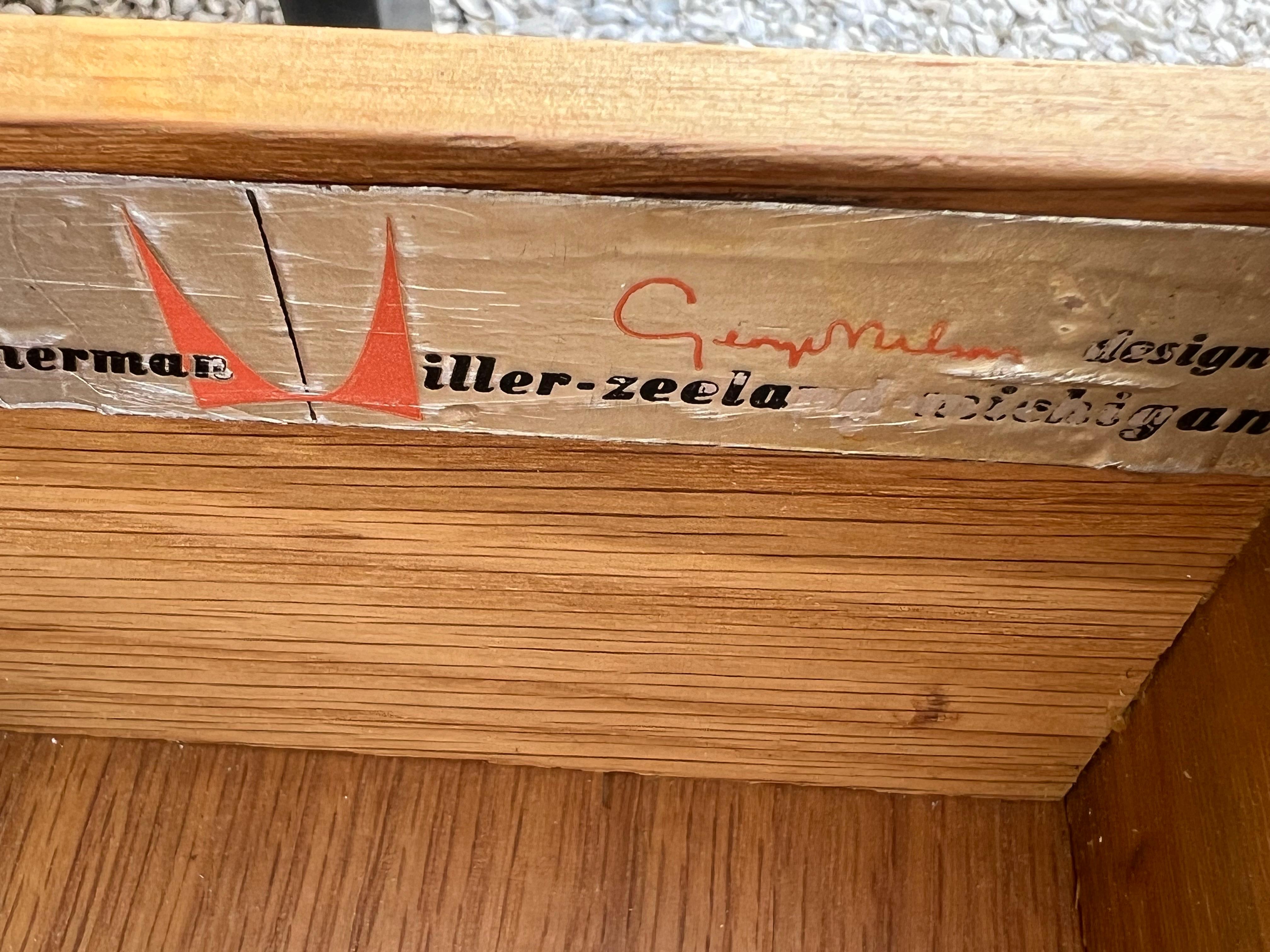 Ein Classic Paar George Nelson Night Stands Herman Miller Basic Series 1950er Jahre im Zustand „Gut“ im Angebot in St.Petersburg, FL
