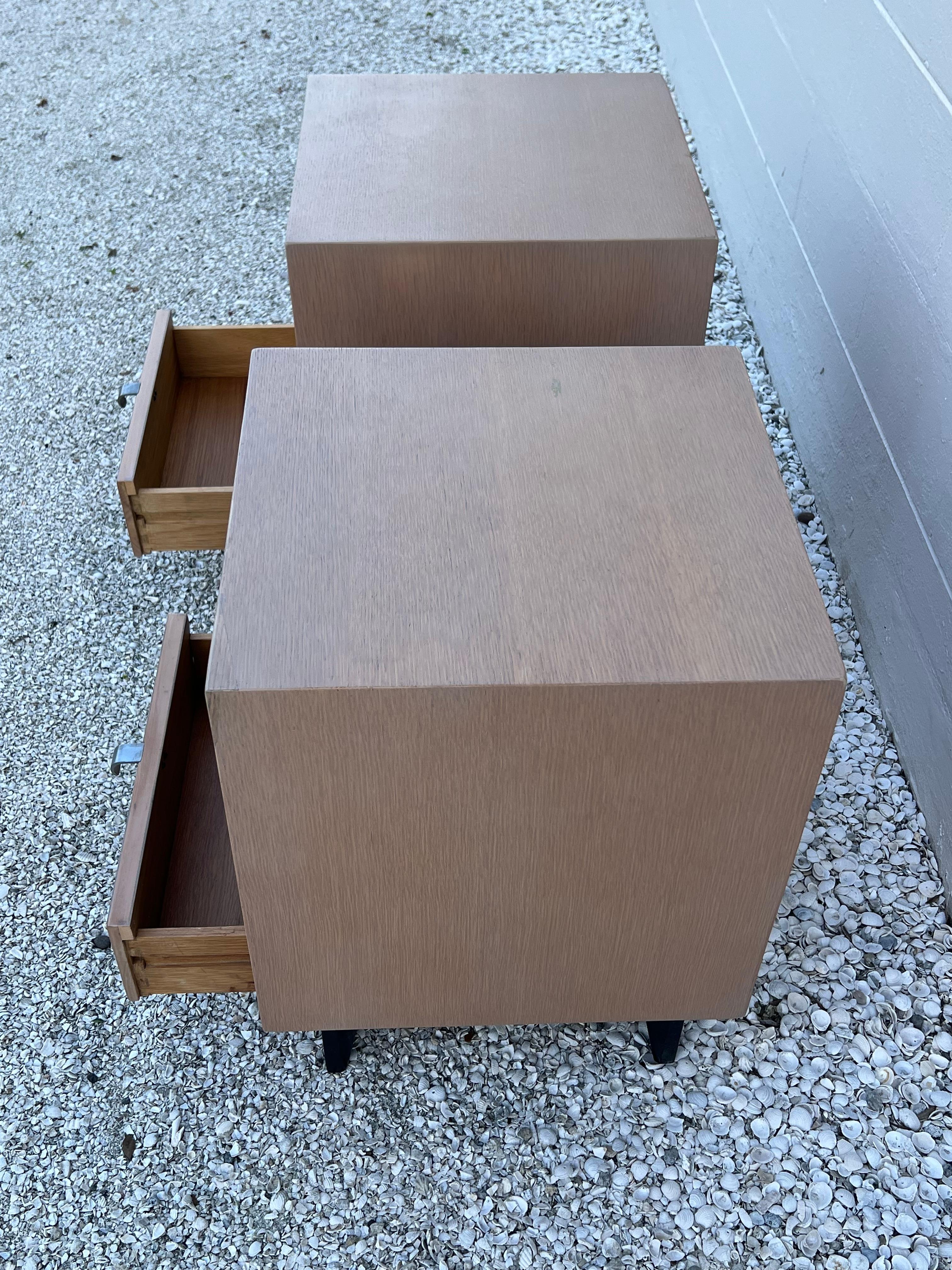 Ein Classic Paar George Nelson Night Stands Herman Miller Basic Series 1950er Jahre im Angebot 2