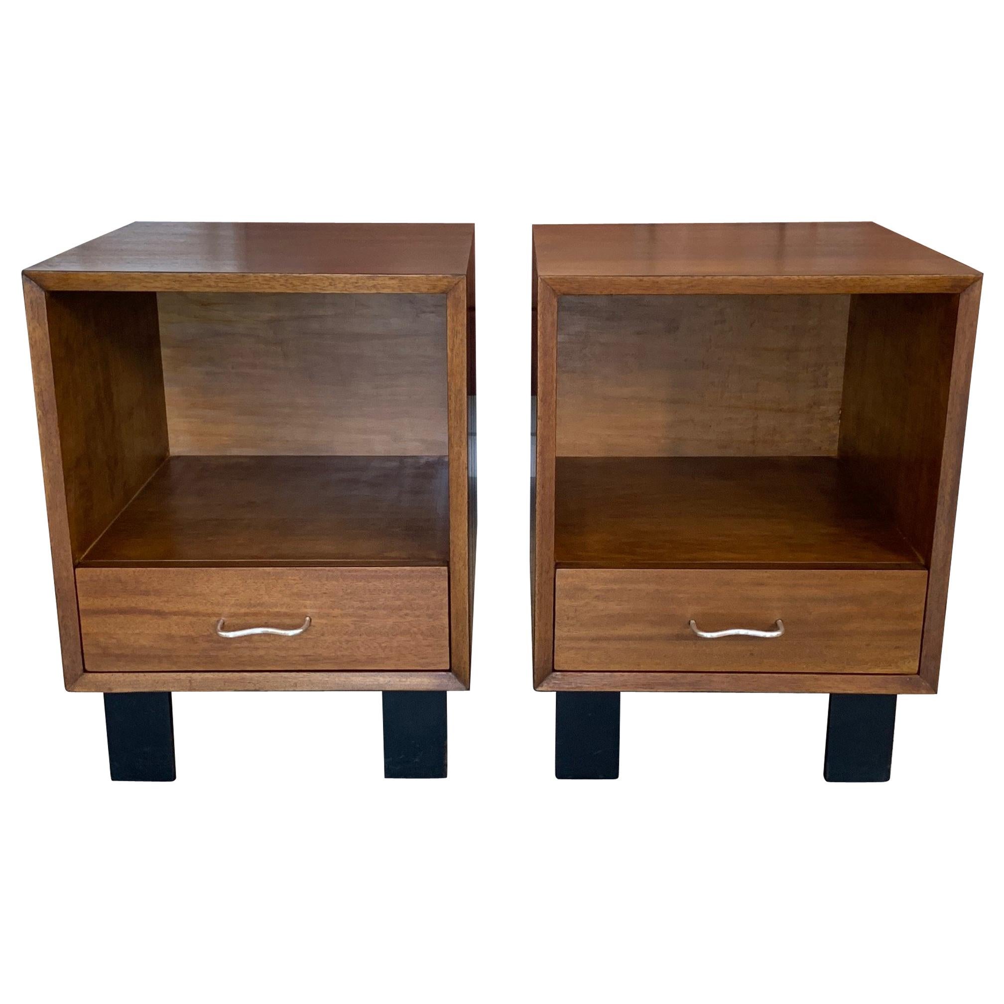 Classic Pair of George Nelson Night Stands Model #4618