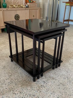 Classic Set of T.H.Robsjohn-Gibbings for Widdicomb Nesting Tables