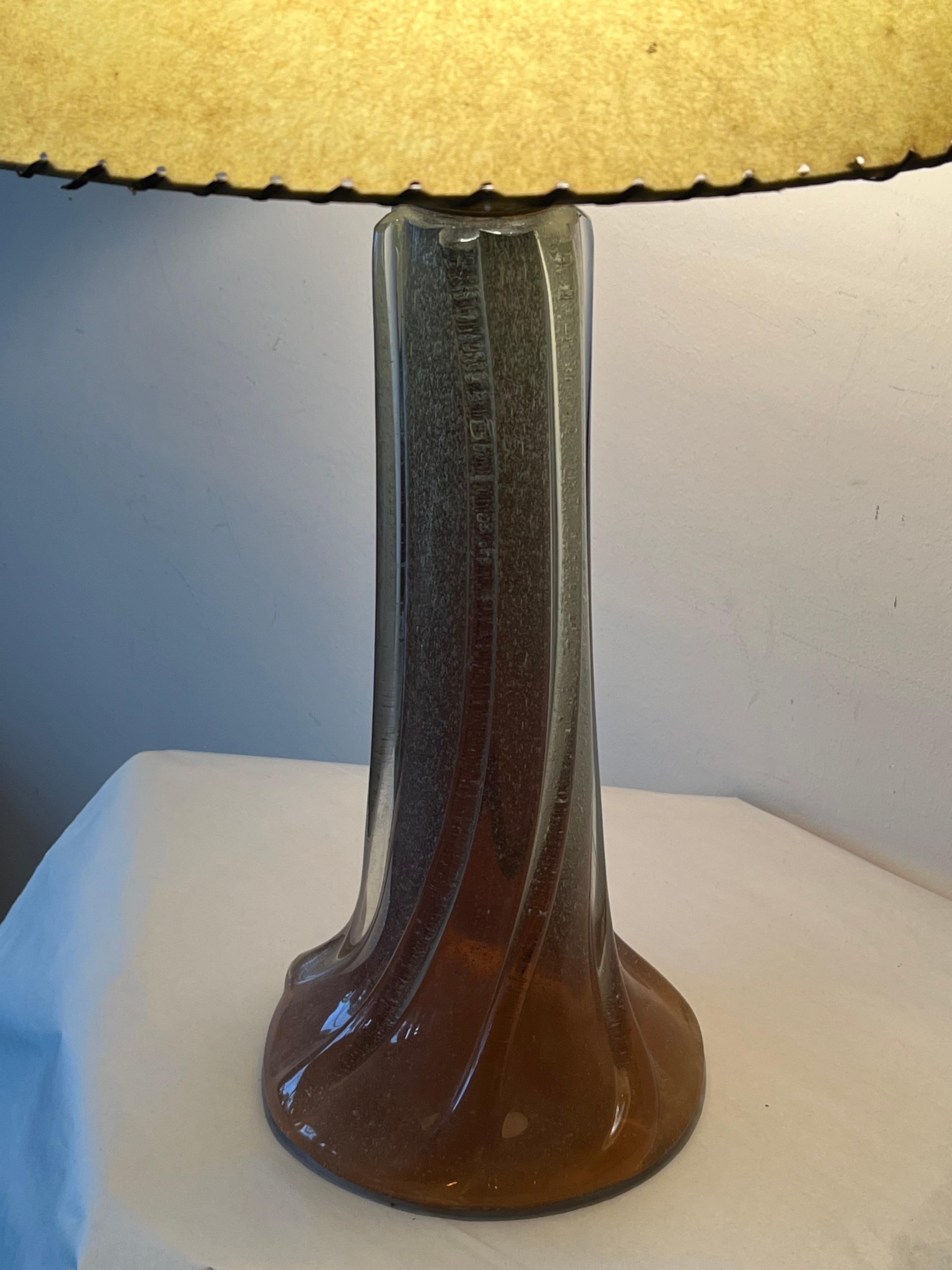 Mid-Century Modern Lampe de table classique de Seguso, vers 1950 en vente