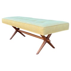 Classic Upholstered Bench by T.H. Robsjohn-Gibbings