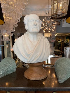 Classical Antique Statuary Marble Bust