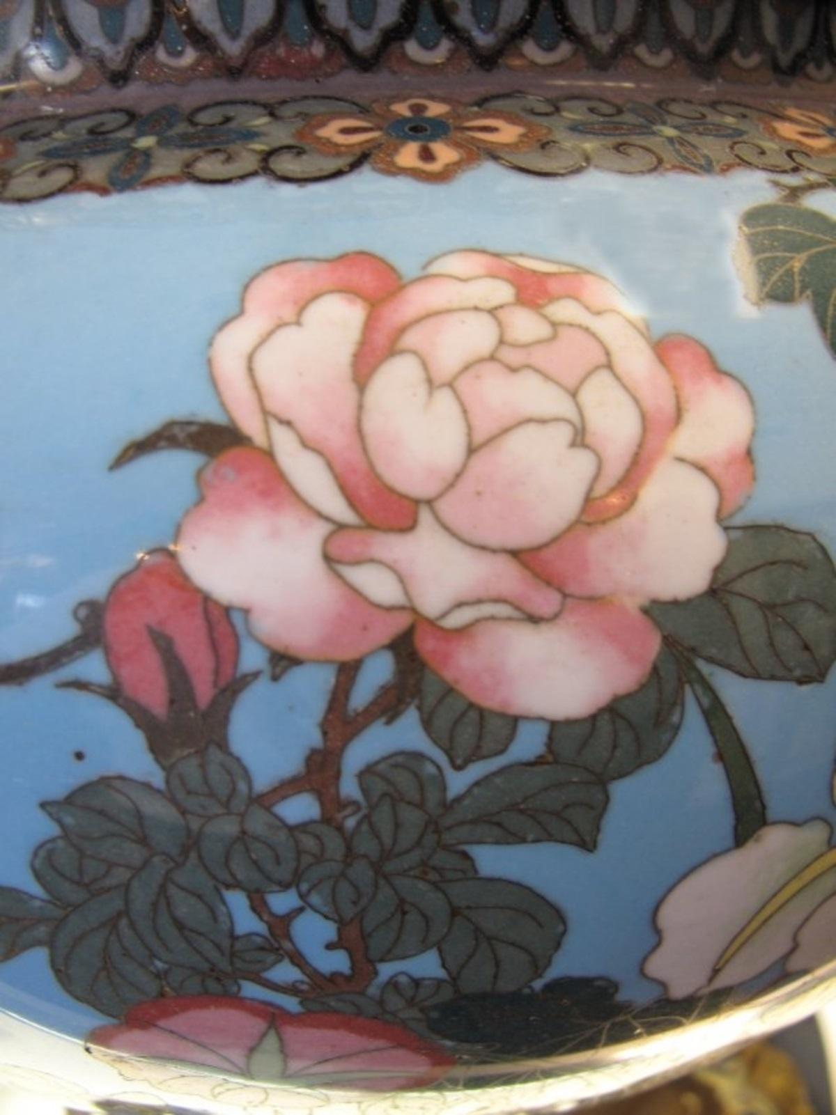 Asian A Cloisonne Enamel Bowl, Chinese, Qing Dynasty